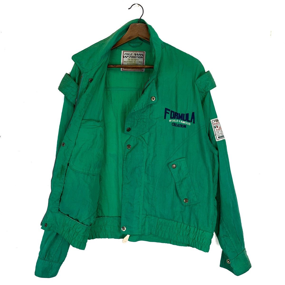 Japanese Brand Vintage 90s Formula 1 Windbreaker Light Jacket Size US L / EU 52-54 / 3 - 5 Thumbnail