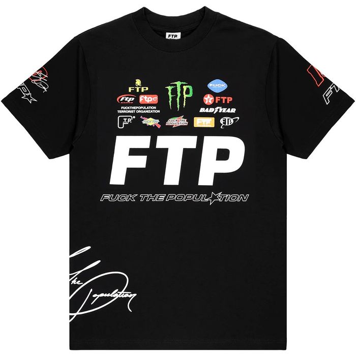 Fuck The Population FTP Pit Crew Tee (Large) | Grailed