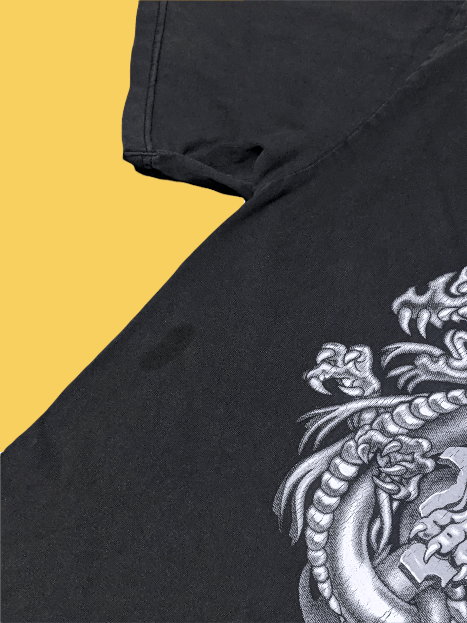 Japanese Brand × Vintage Vintage 90s Yakuza Dragon Tiger Tatoo Sukajan T shirt Size US M / EU 48-50 / 2 - 7 Thumbnail