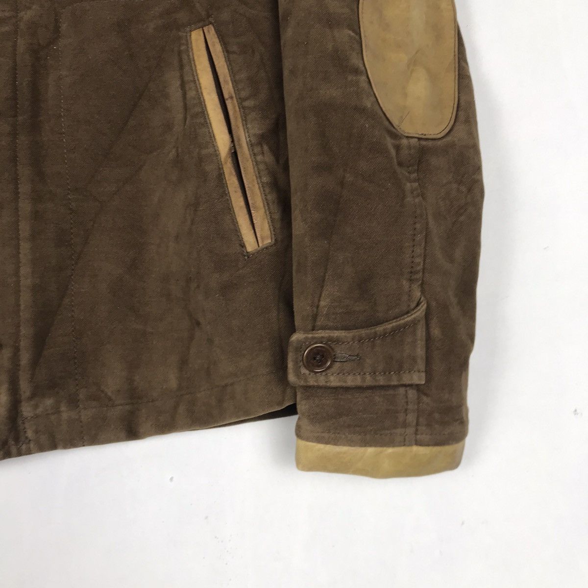 ADAM ET ROPE × Designer × Japanese Brand Adam et Rope Leather Patchwork Stylish Jacket Size US S / EU 44-46 / 1 - 7 Thumbnail