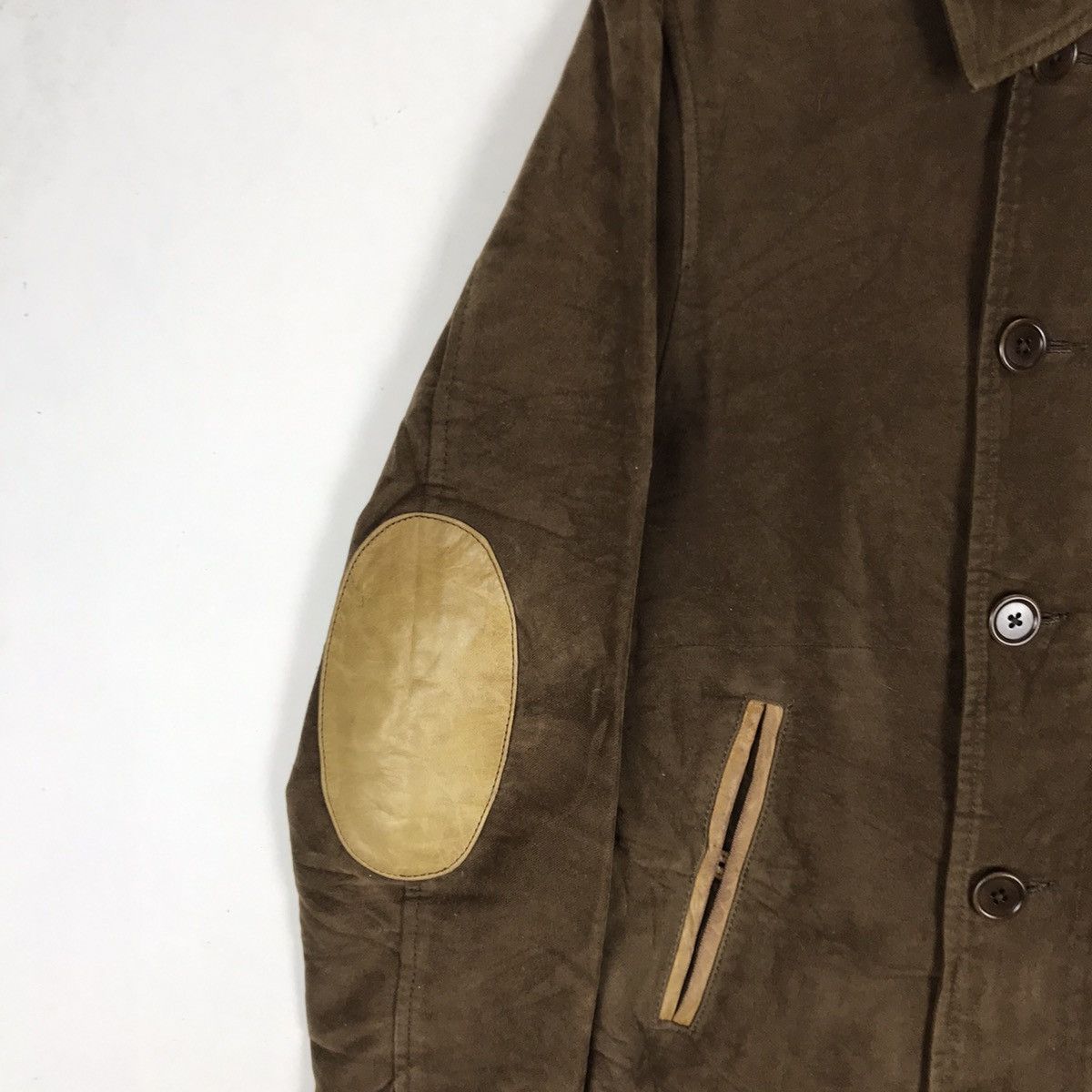 ADAM ET ROPE × Designer × Japanese Brand Adam et Rope Leather Patchwork Stylish Jacket Size US S / EU 44-46 / 1 - 5 Thumbnail