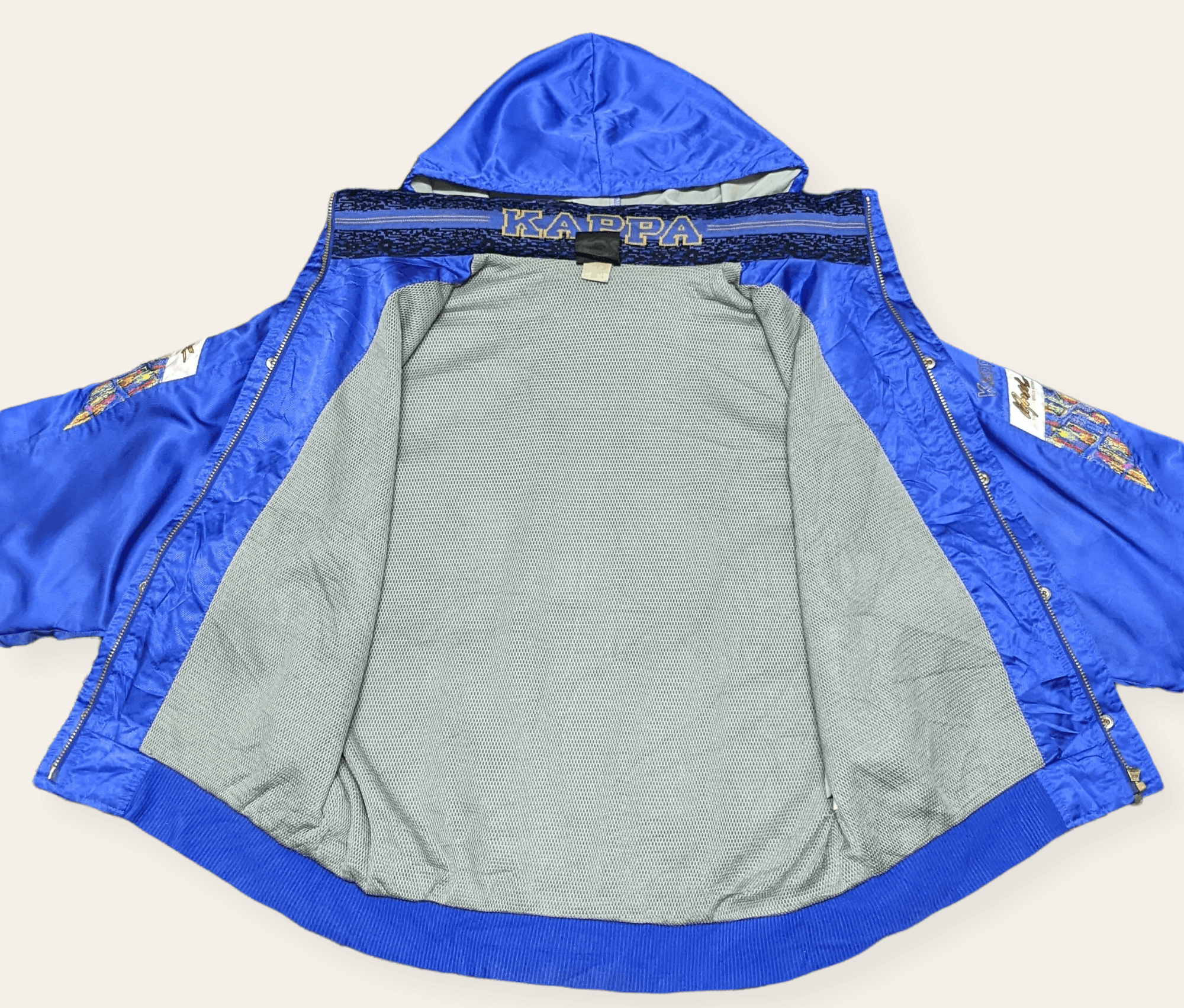 Kappa × Vintage Vintage 80s 90s Kappa Hooded Windbreaker Jacket Size US M / EU 48-50 / 2 - 6 Thumbnail