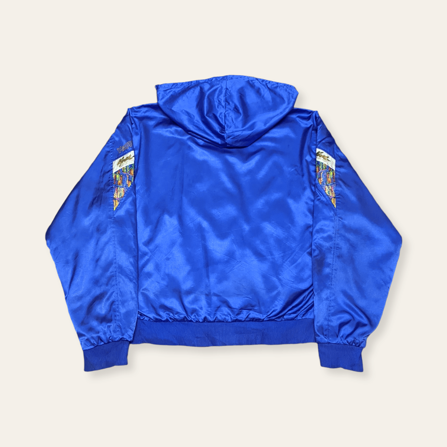 Kappa × Vintage Vintage 80s 90s Kappa Hooded Windbreaker Jacket Size US M / EU 48-50 / 2 - 2 Thumbnail