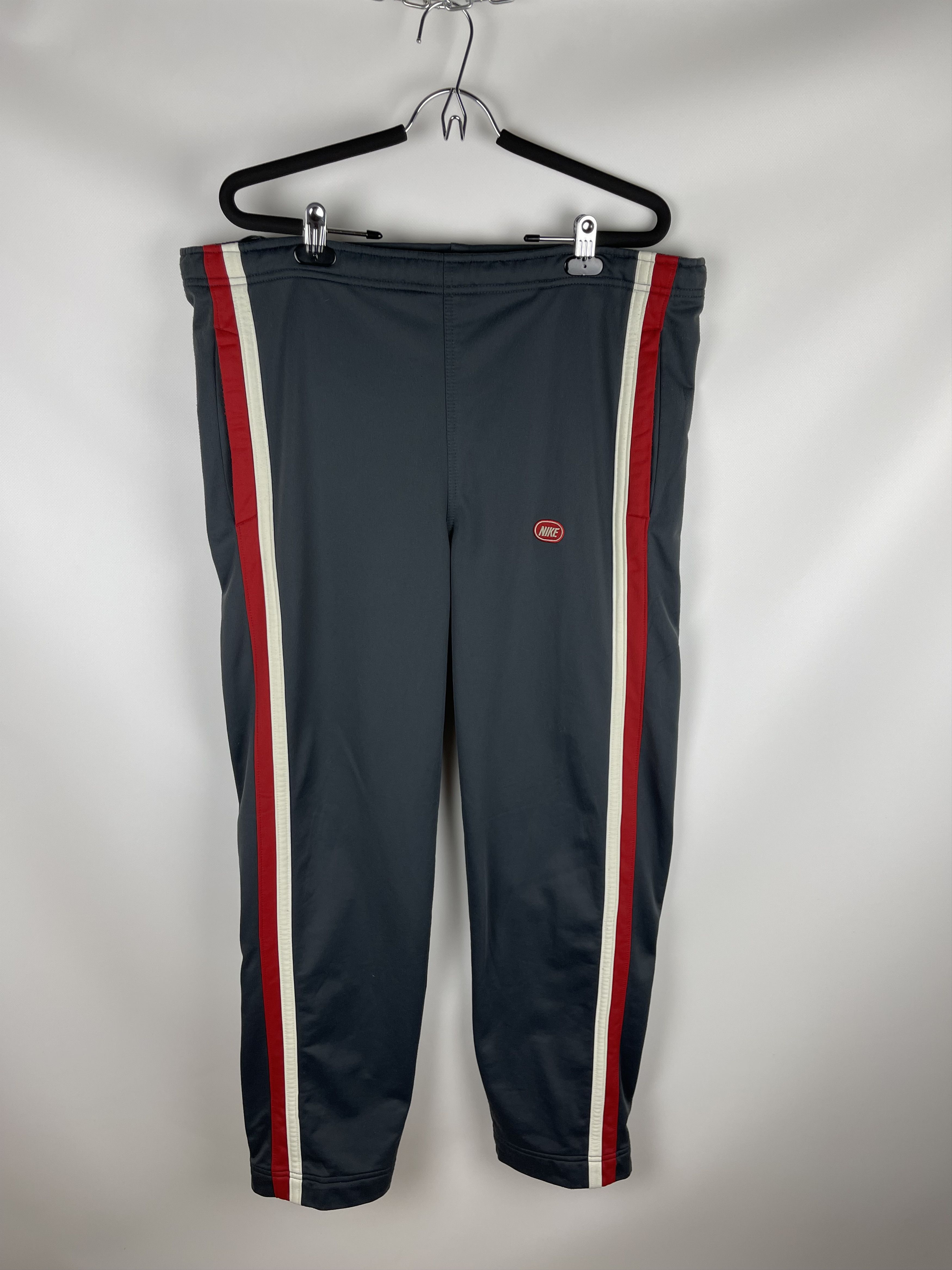 Nike Nike vintage y2k grey with striped track pants Size US 34 / EU 50 - 1 Thumbnail