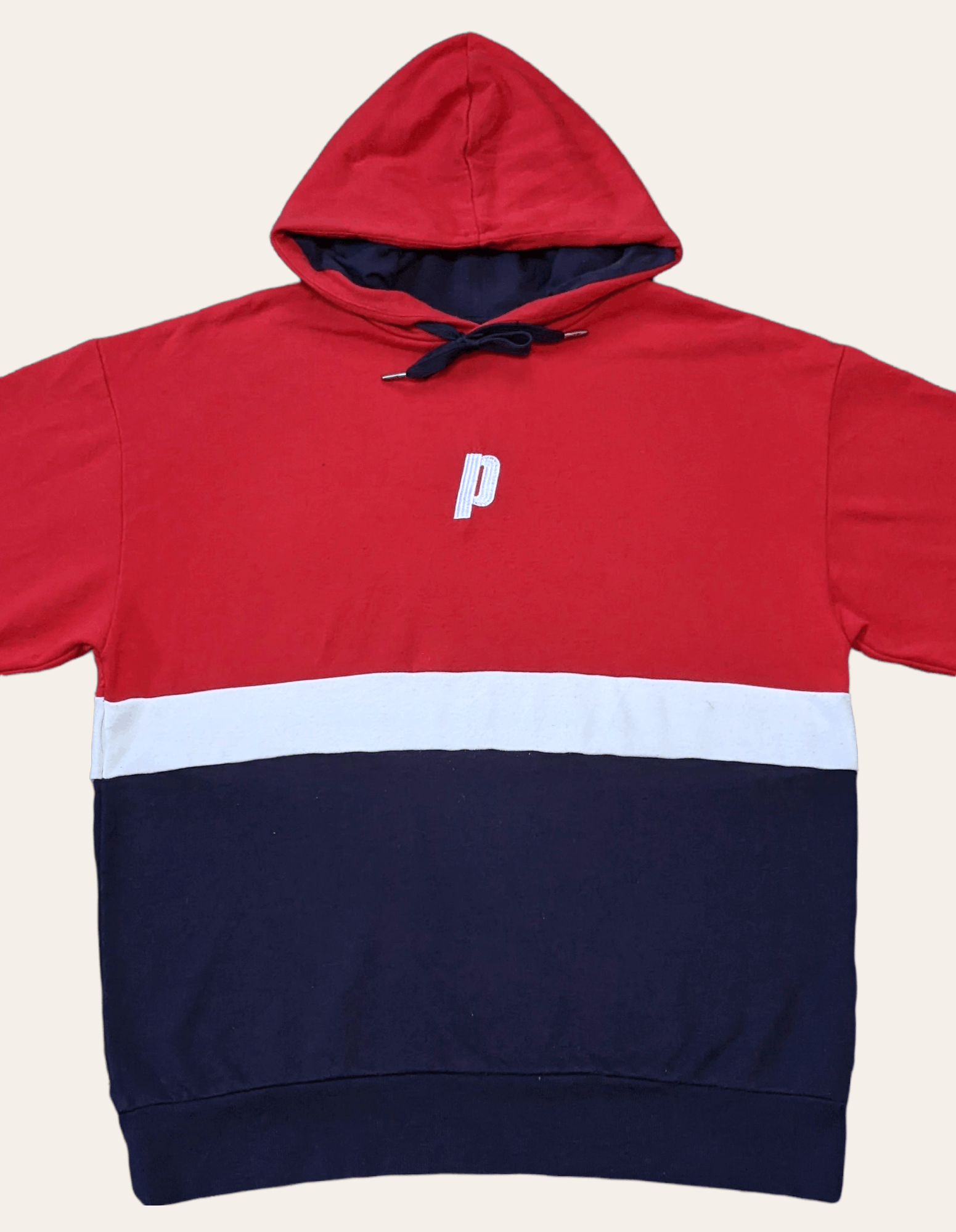 Prince × Vintage Vintage 90s Prince Spellout Big Logo Colourblock Hoodie Size US L / EU 52-54 / 3 - 5 Thumbnail