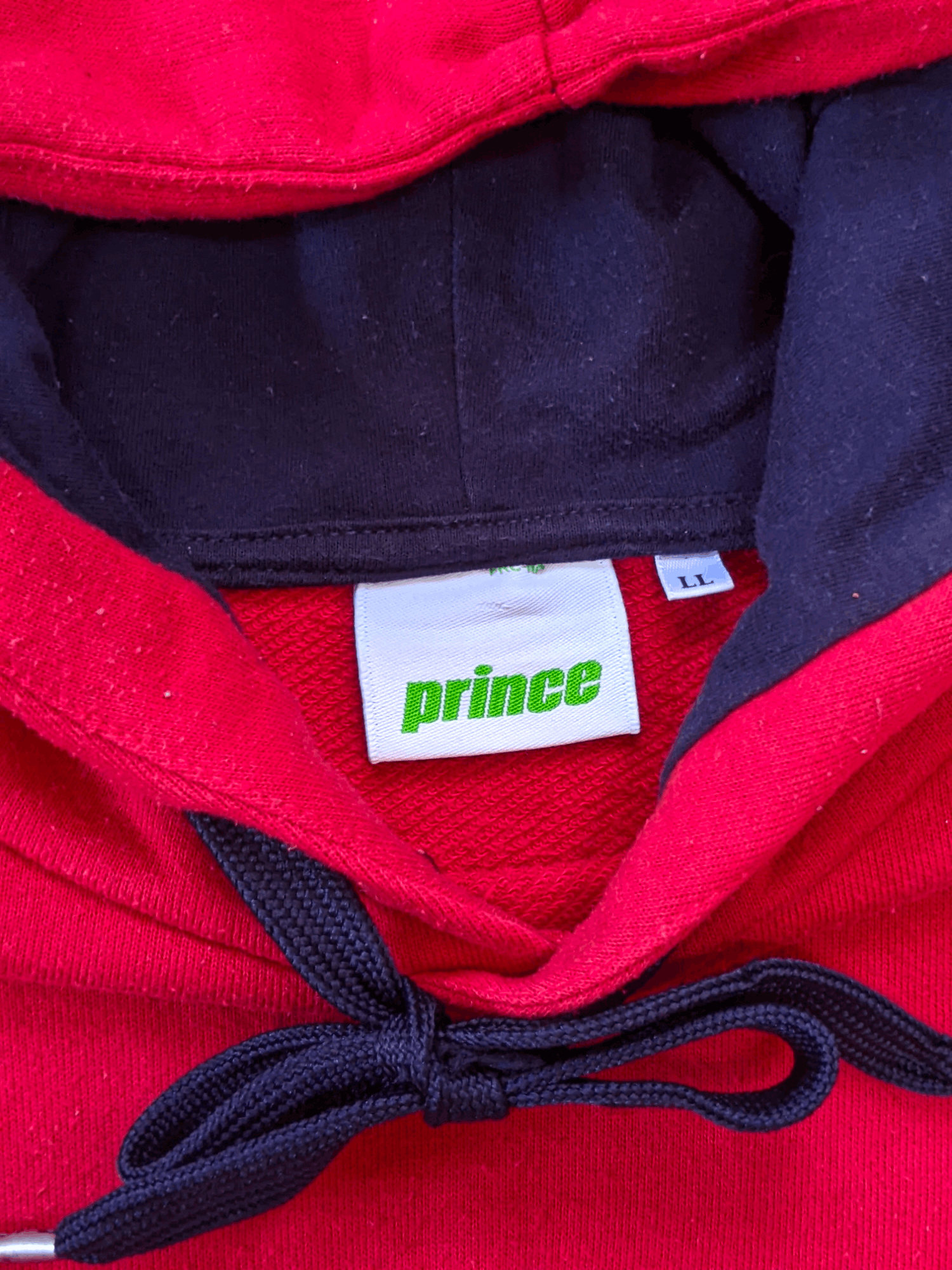 Prince × Vintage Vintage 90s Prince Spellout Big Logo Colourblock Hoodie Size US L / EU 52-54 / 3 - 6 Thumbnail