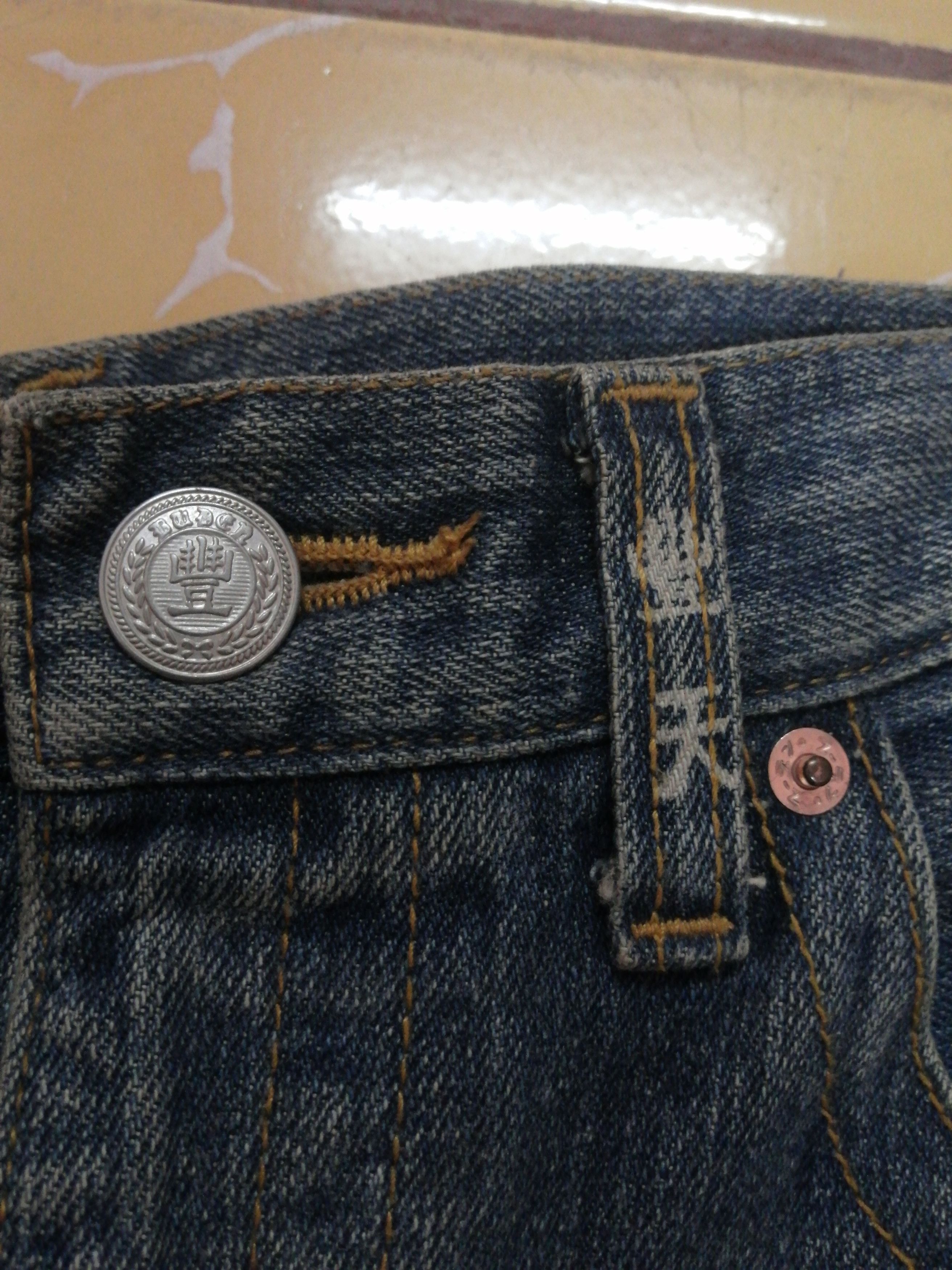 Seditionaries × Vintage Vintage Skulls Frightened Paint Jeans Size US 33 - 24 Thumbnail