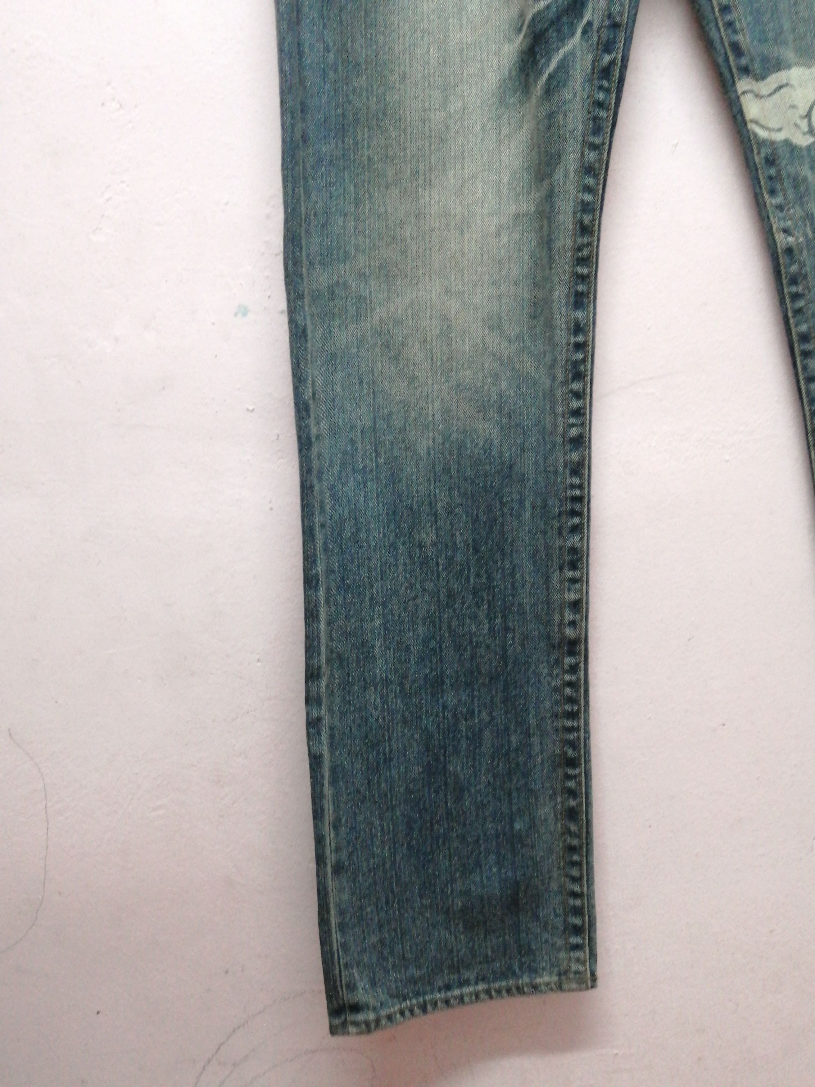 Seditionaries × Vintage Vintage Skulls Frightened Paint Jeans Size US 33 - 5 Thumbnail