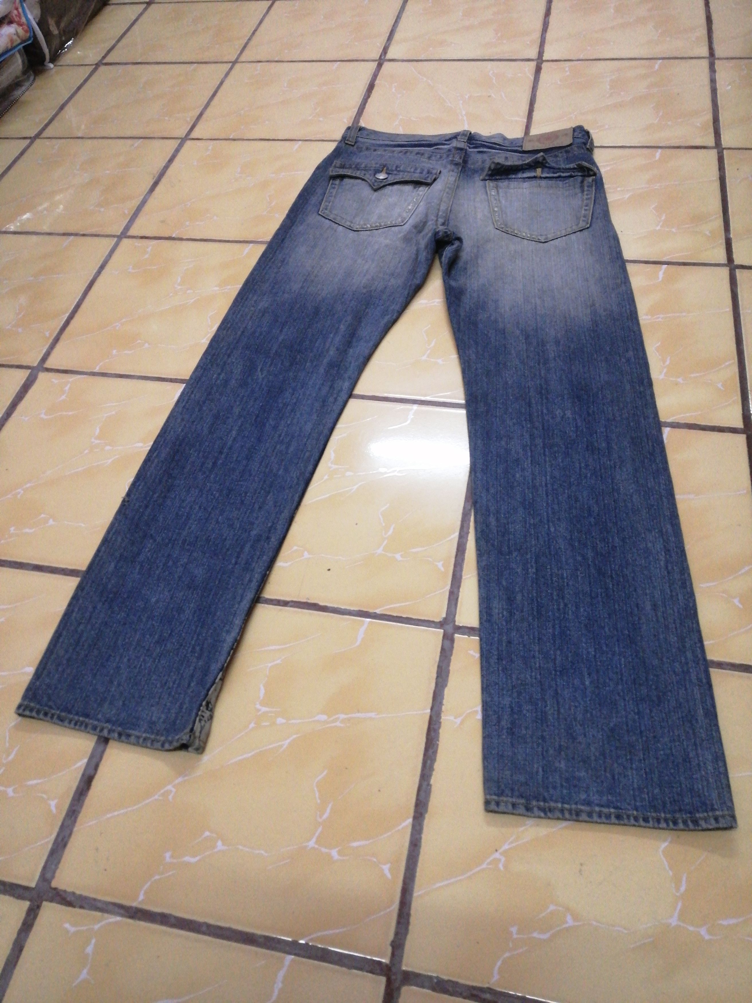 Seditionaries × Vintage Vintage Skulls Frightened Paint Jeans Size US 33 - 23 Thumbnail
