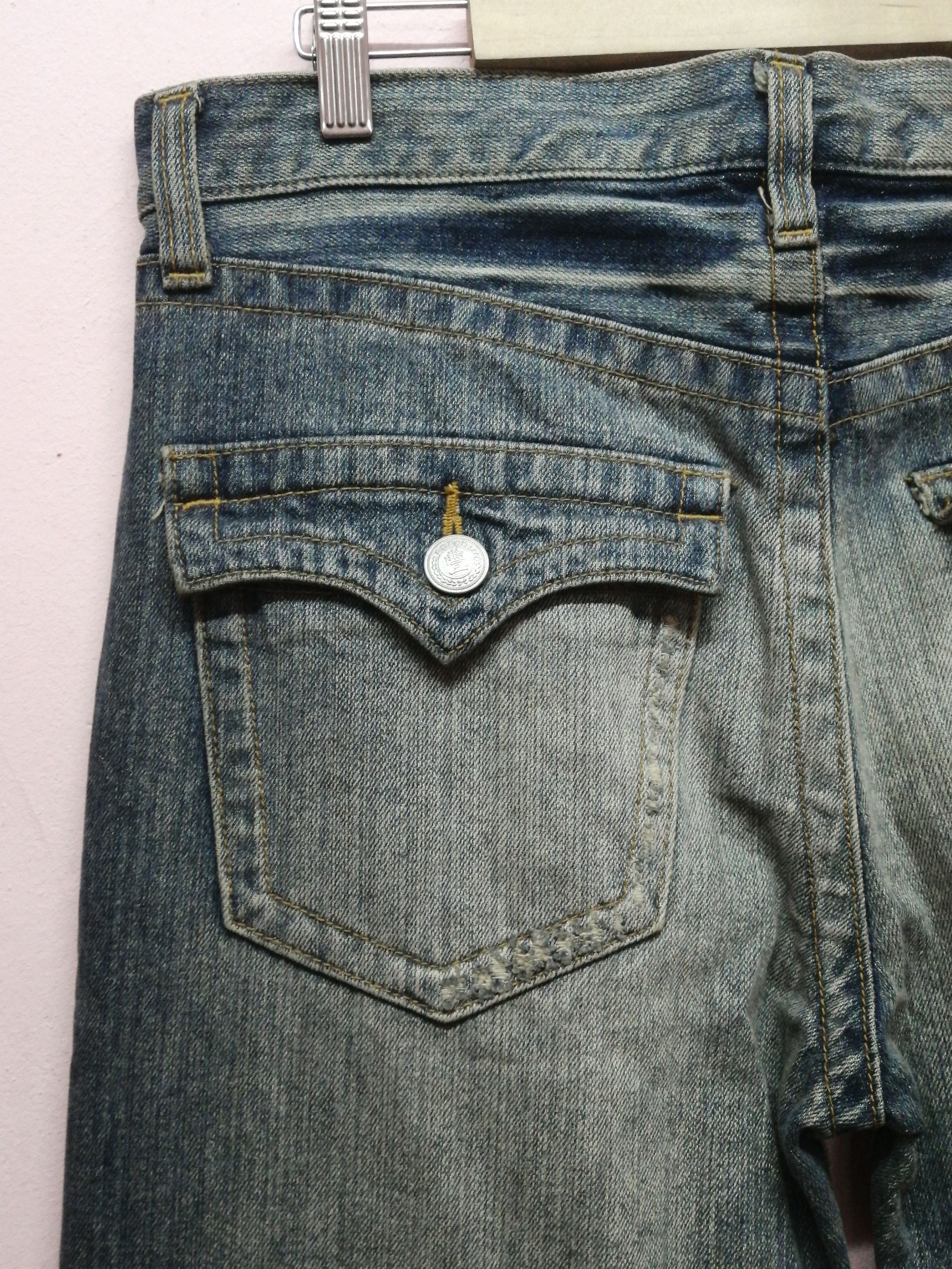 Seditionaries × Vintage Vintage Skulls Frightened Paint Jeans Size US 33 - 11 Thumbnail
