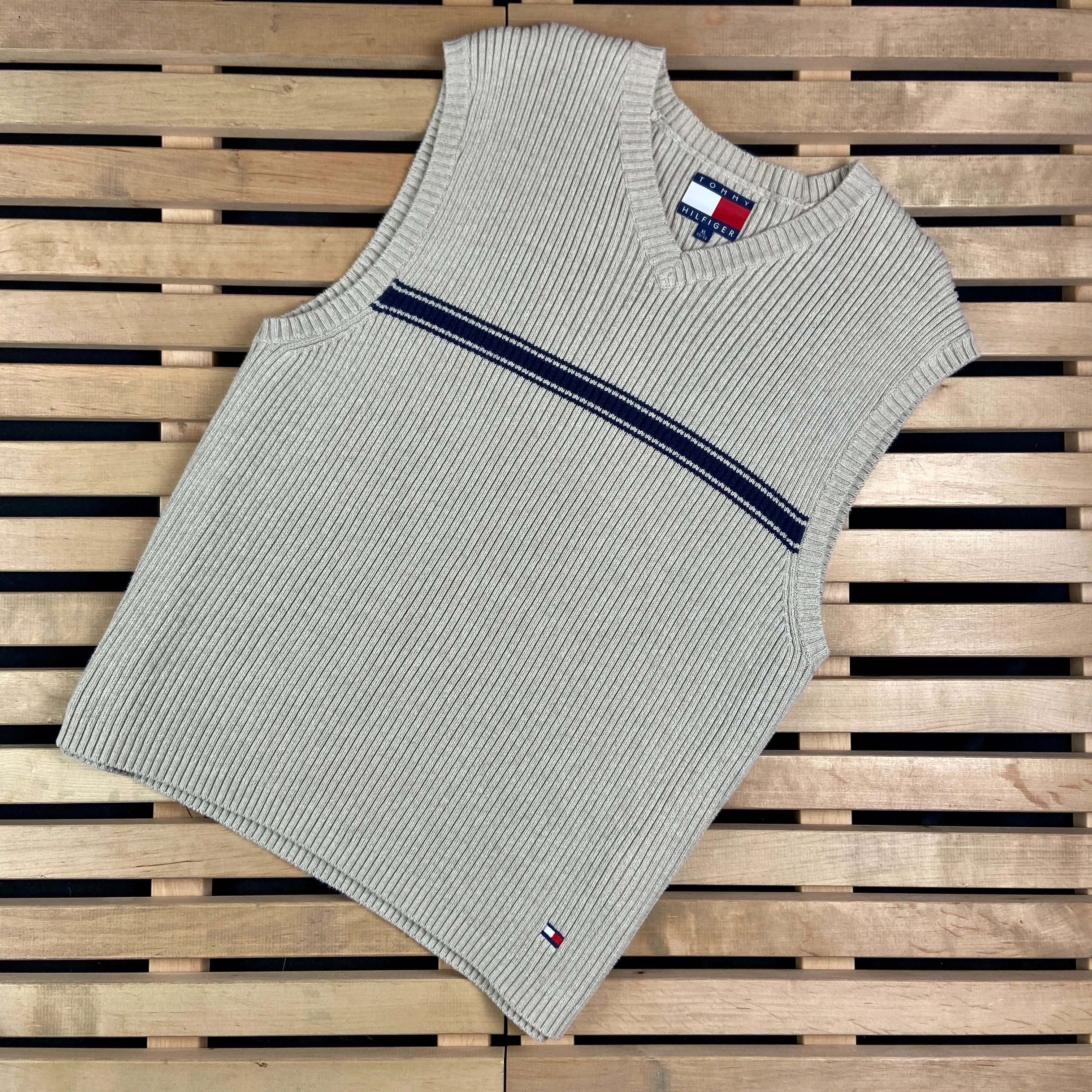 Tommy Hilfiger × Vintage Mens Jumper Vest Weistcoat Tommy Hilfiger Vintage Size XL Size US XL / EU 56 / 4 - 1 Thumbnail