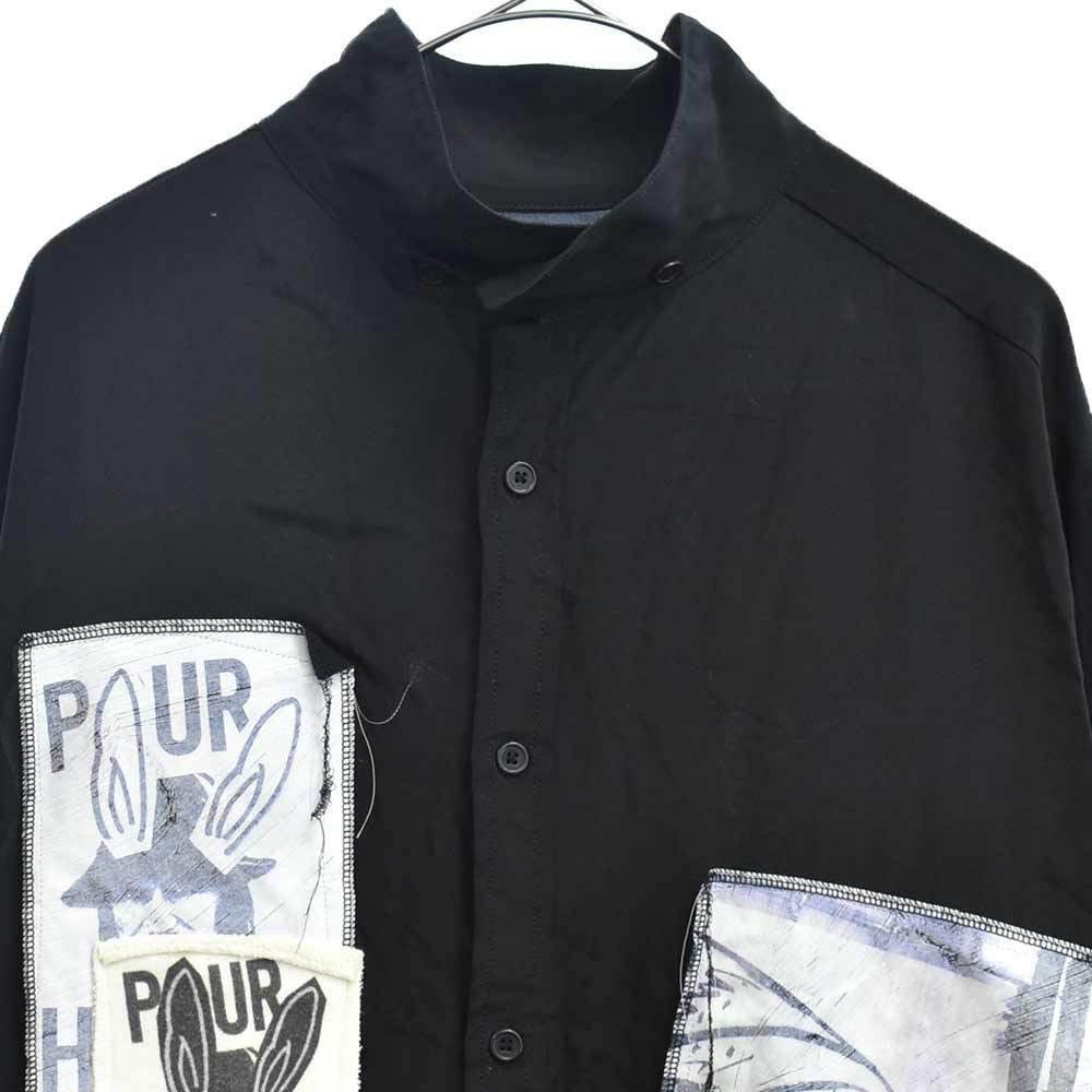 Yohji Yamamoto YYPH 19SS Look 7 Patch Work Long Shirt Size US L / EU 52-54 / 3 - 9 Thumbnail