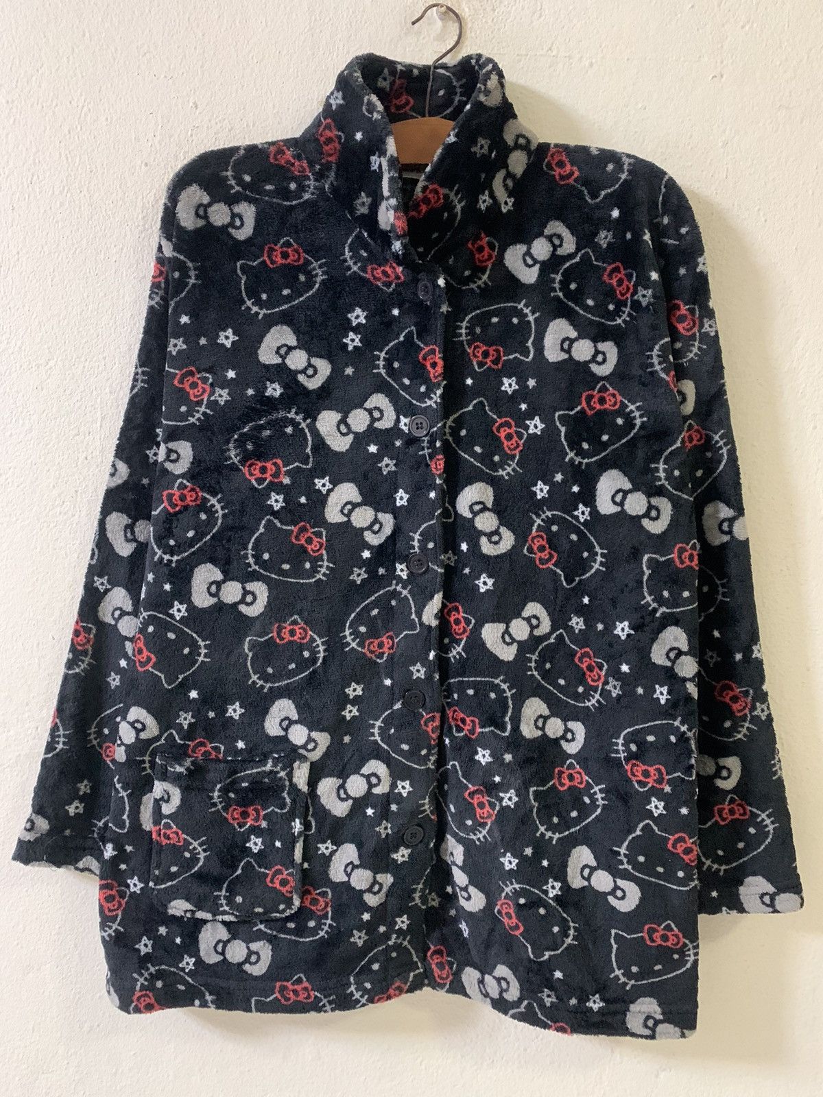 Japanese Brand Hello Kitty Fleece Jacket Sleepwear Size US L / EU 52-54 / 3 - 1 Thumbnail
