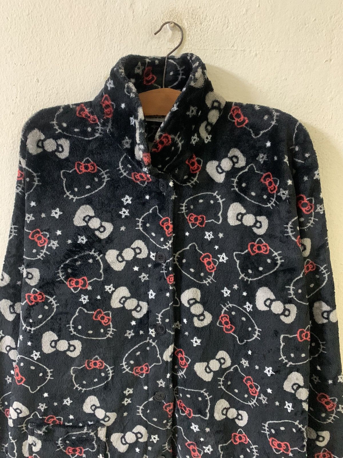 Japanese Brand Hello Kitty Fleece Jacket Sleepwear Size US L / EU 52-54 / 3 - 4 Thumbnail