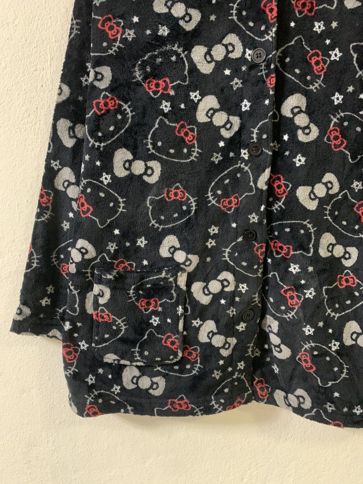 Japanese Brand Hello Kitty Fleece Jacket Sleepwear Size US L / EU 52-54 / 3 - 3 Thumbnail