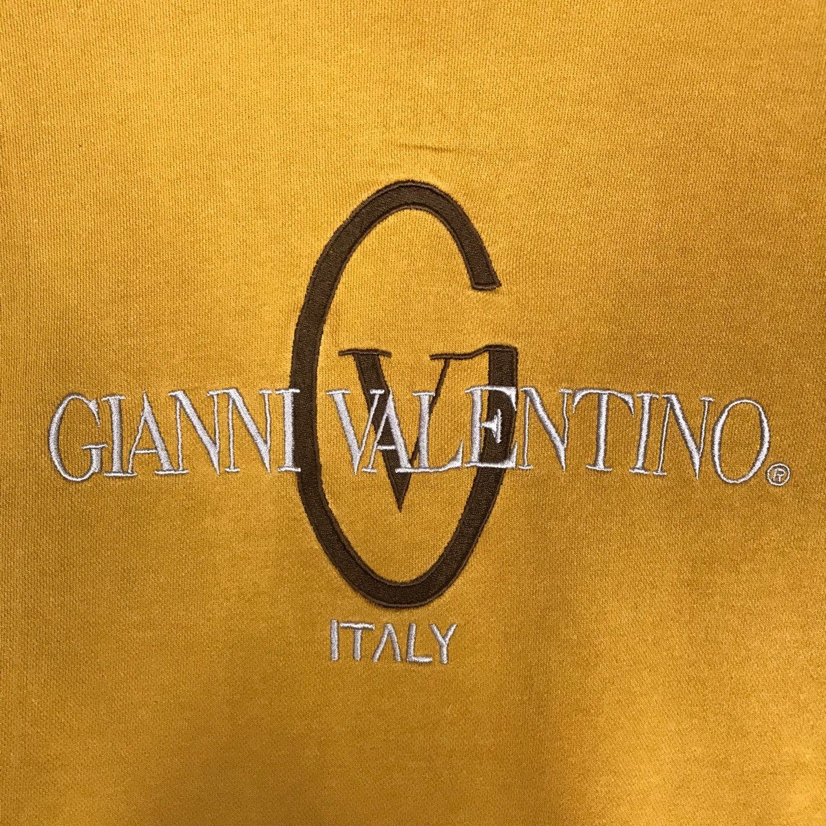 Vintage Vintage 90s GIANNI VALENTINO ITALY Sweatshirt Pullover Size US L / EU 52-54 / 3 - 3 Thumbnail