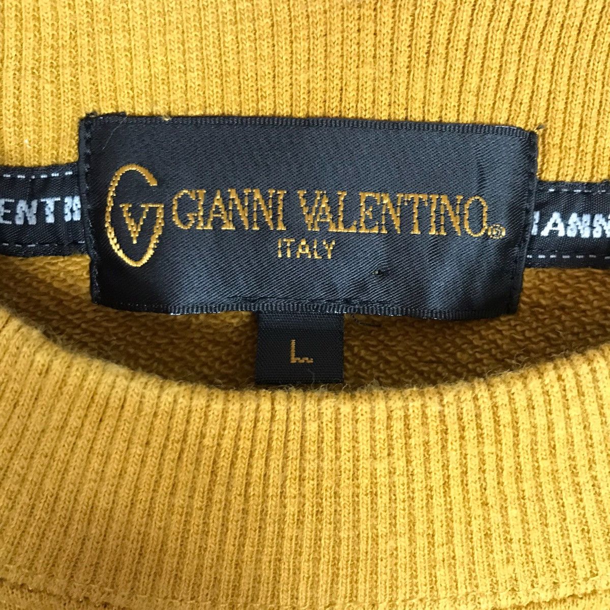Vintage Vintage 90s GIANNI VALENTINO ITALY Sweatshirt Pullover Size US L / EU 52-54 / 3 - 7 Thumbnail