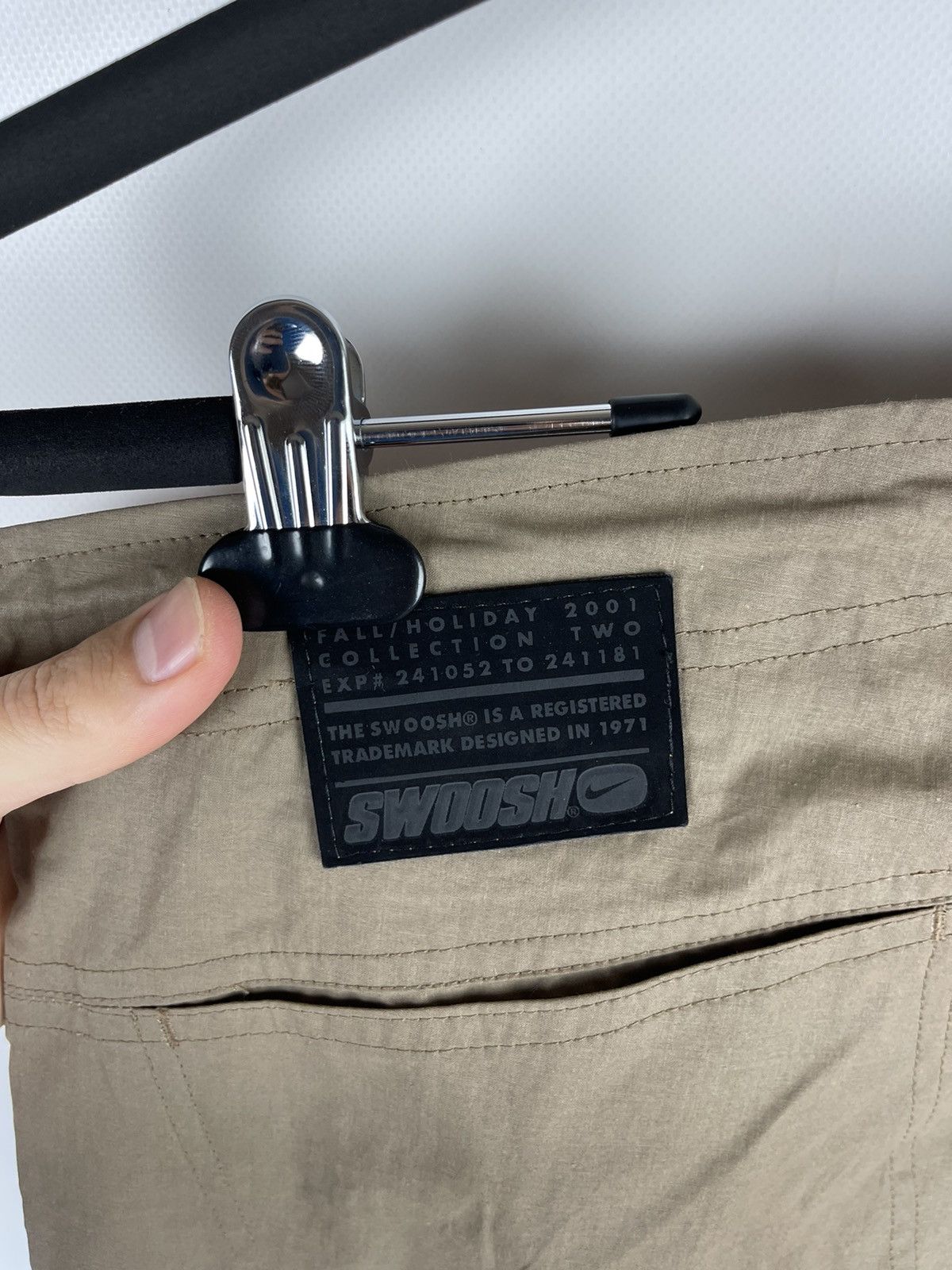 Nike Nike Swoosh Fall/Holiday 2001 collection two archival pants Size US 32 / EU 48 - 11 Thumbnail