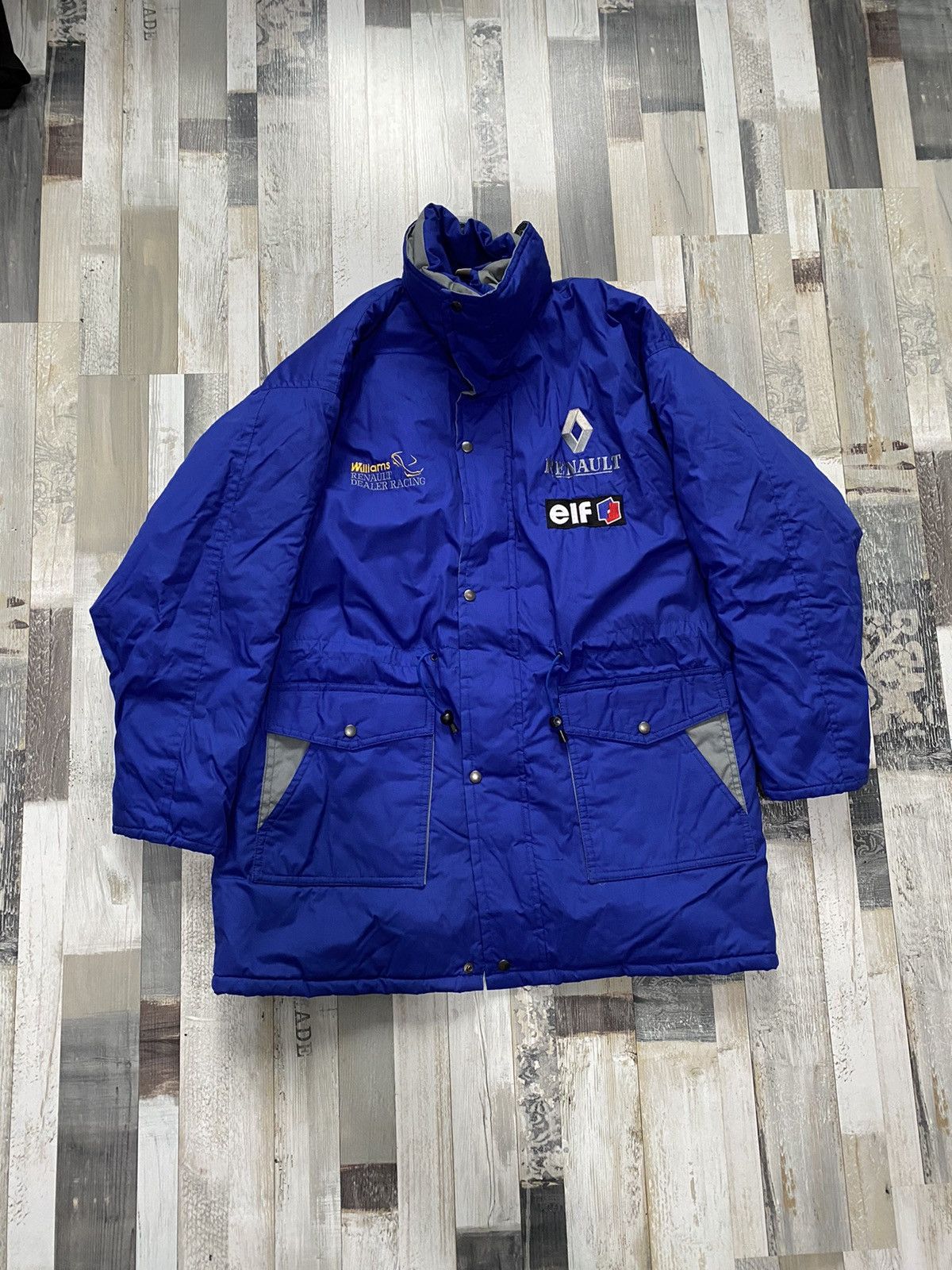 Vintage Vintage Renault Formula 1 Team Williams Elf Racing Jacket | Grailed