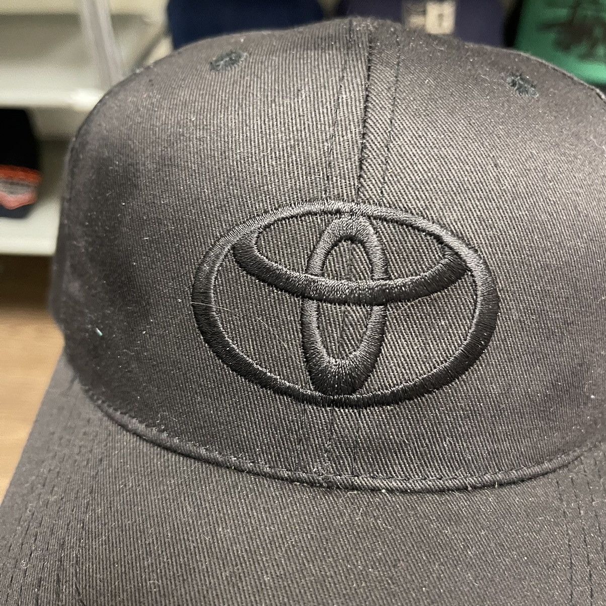 Japanese Brand × Vintage 🔥RARE COLOURWAY🔥 toyota tokyo toyopet ‘triple black’ hat Size ONE SIZE - 8 Thumbnail