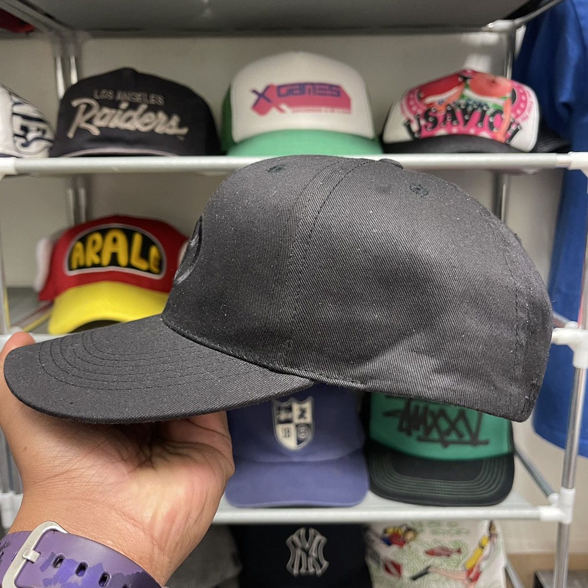 Japanese Brand × Vintage 🔥RARE COLOURWAY🔥 toyota tokyo toyopet ‘triple black’ hat Size ONE SIZE - 2 Thumbnail