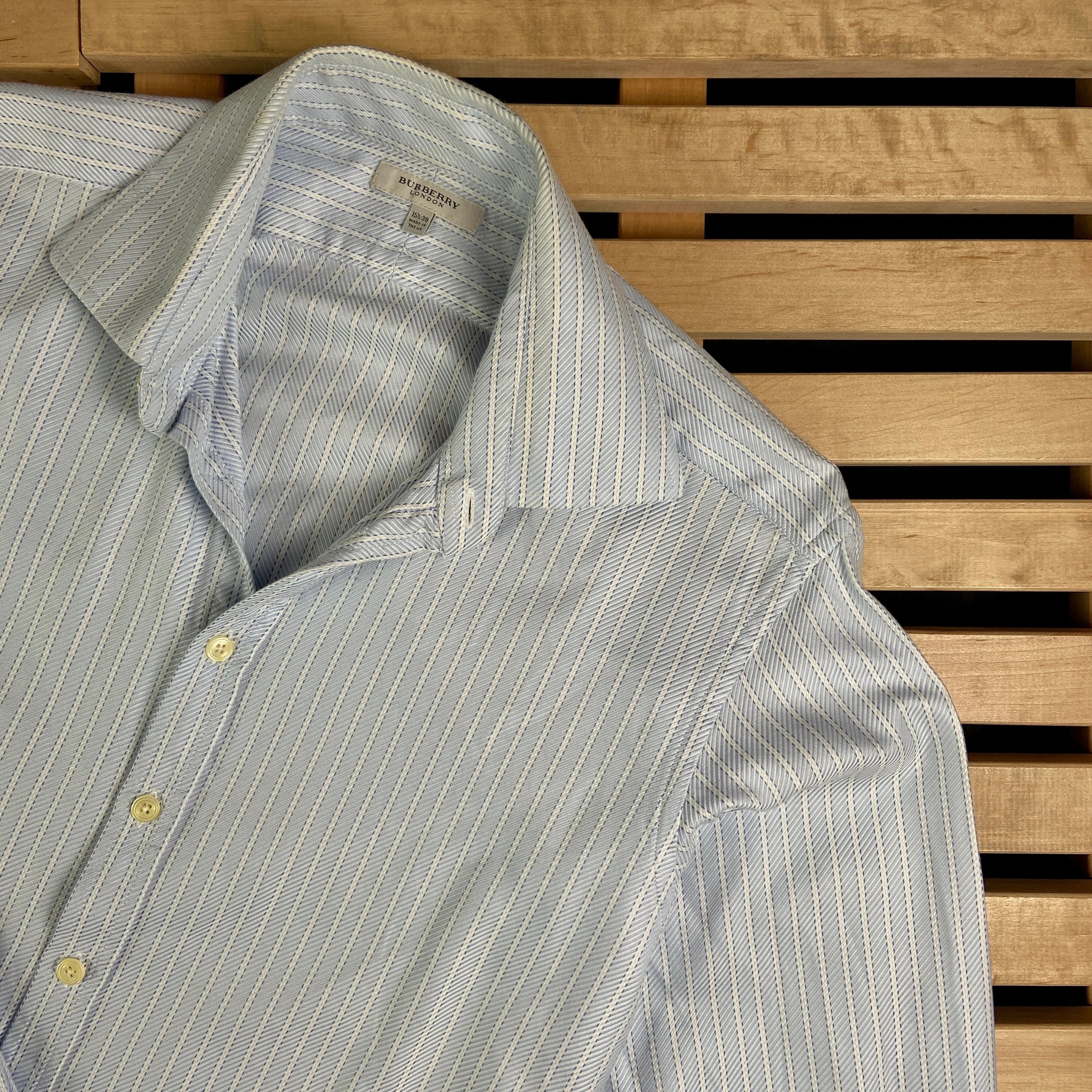Burberry Mens Shirt Long Sleeve Burberry Size 39 / 15.5 Size US M / EU 48-50 / 2 - 2 Thumbnail