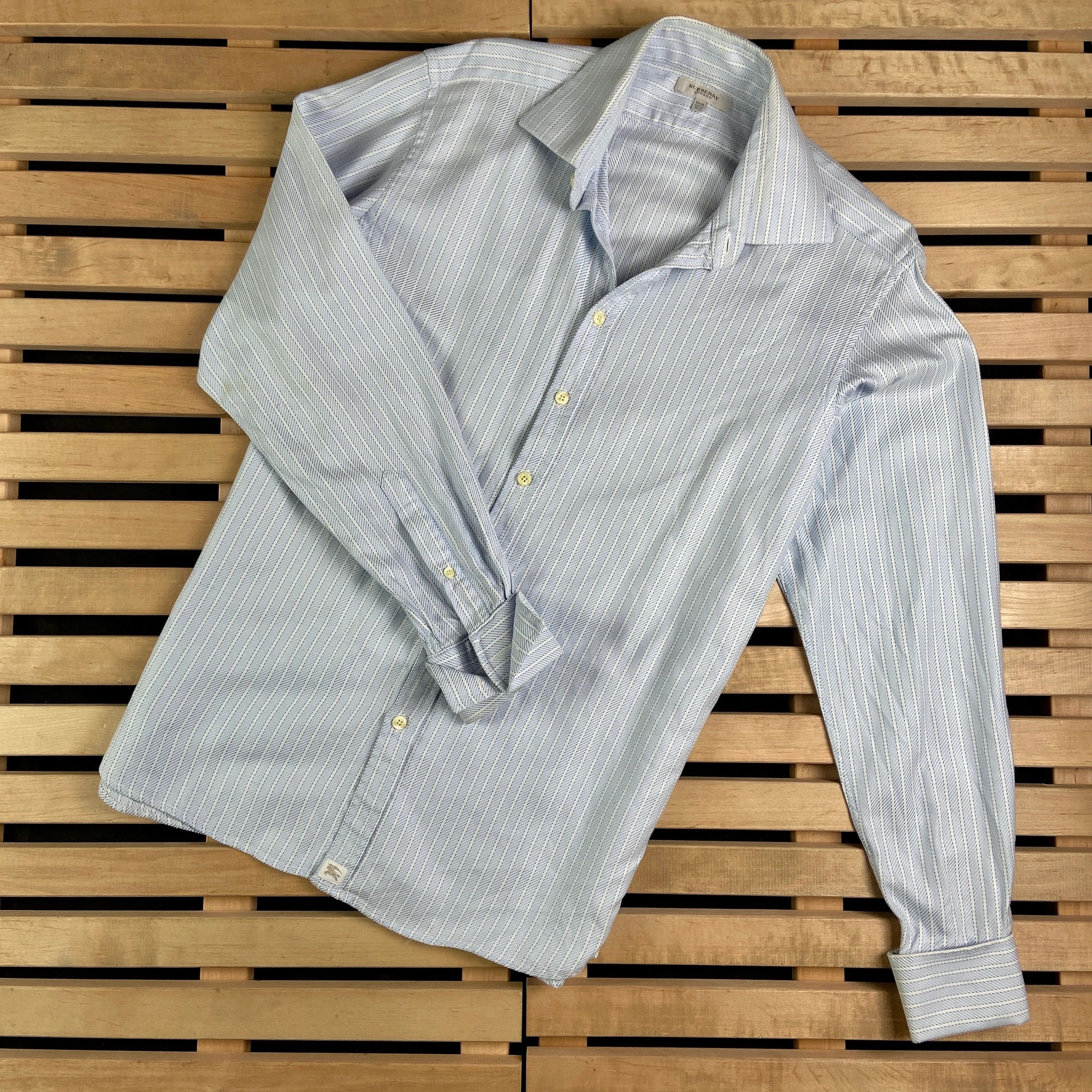 Burberry Mens Shirt Long Sleeve Burberry Size 39 / 15.5 Size US M / EU 48-50 / 2 - 1 Thumbnail