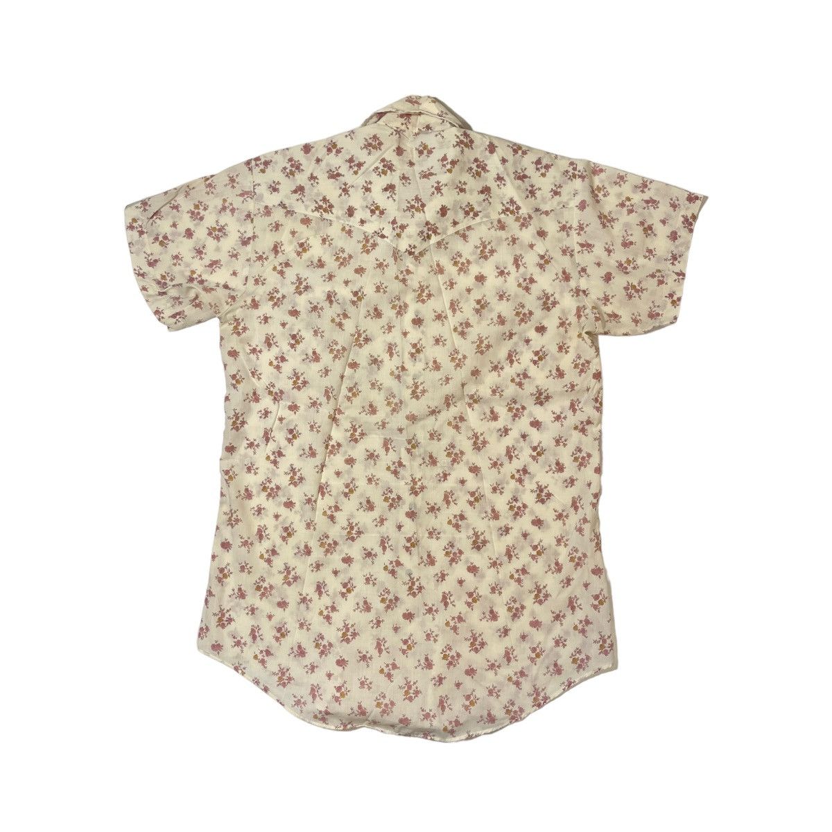 Vintage × Wrangler 70s Texson Floral Snap Shirt Size US M / EU 48-50 / 2 - 5 Thumbnail
