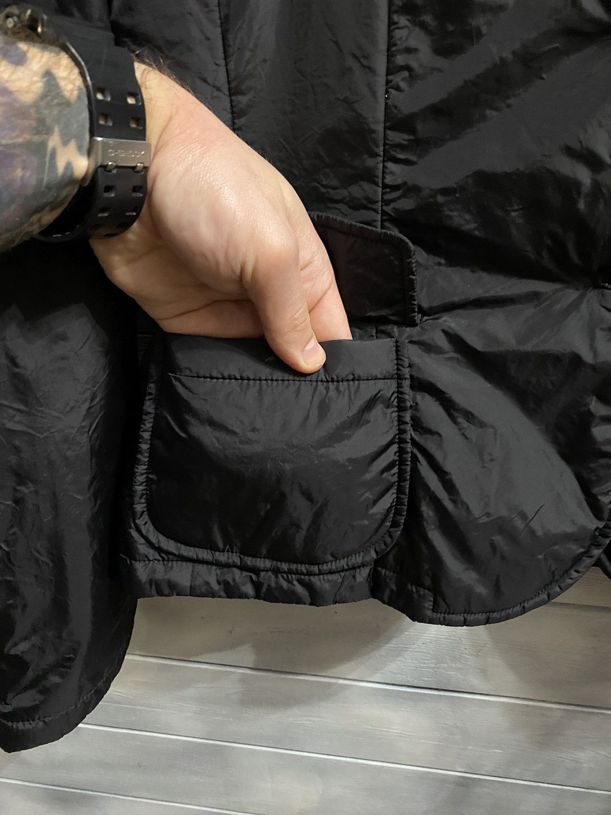 Aspesi Rare Luxury Jacket Aspesi Nylon Ricciola Winter. Size L / US 10 / IT 46 - 3 Thumbnail