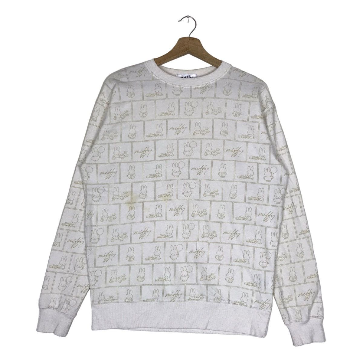 Vintage 90s MIFFY DICK BRUNA Monogram Crewneck Sweatshirt