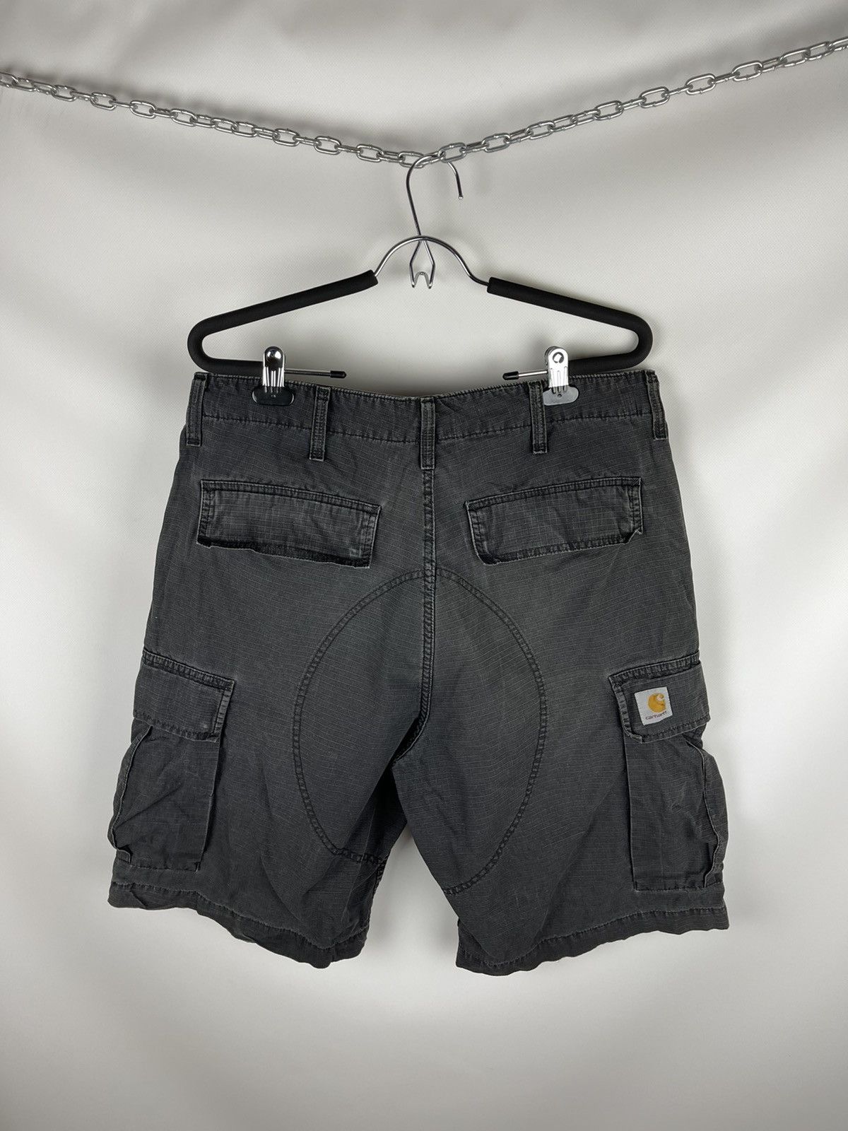 Carhartt Carhartt vintage 90s cargo bermuda shorts travis Scott style Size US 34 / EU 50 - 2 Thumbnail