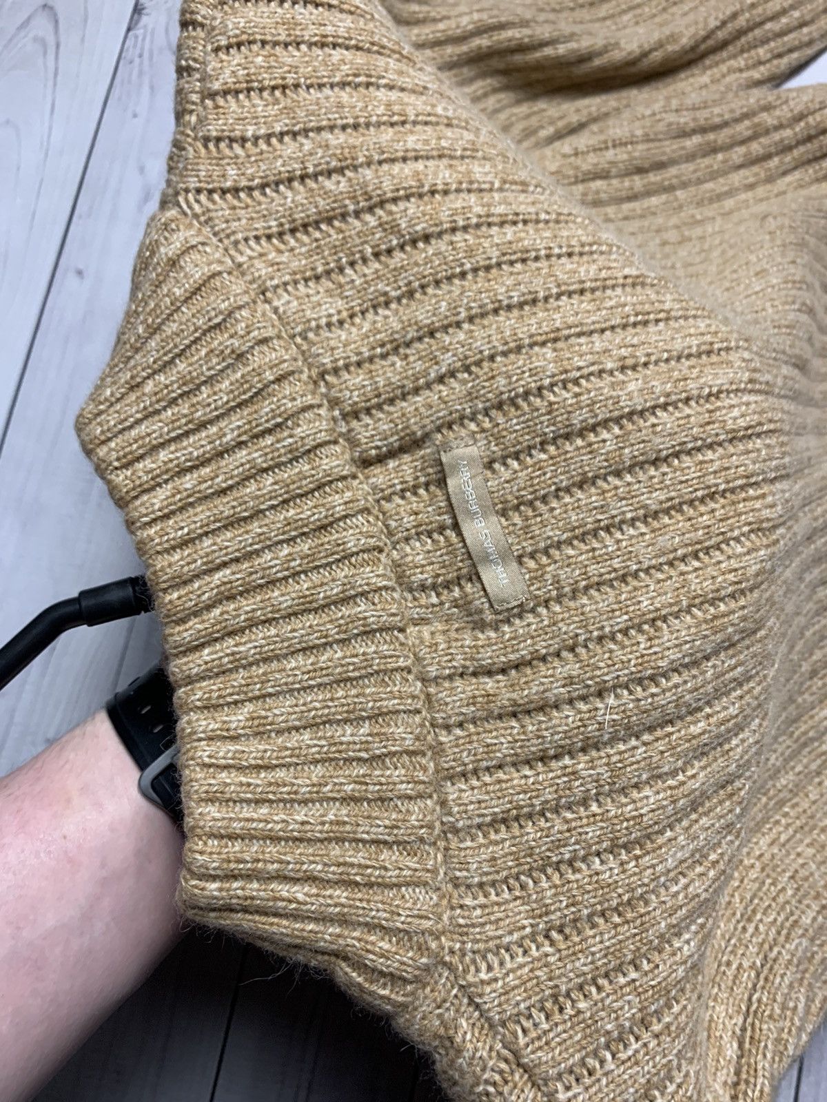 Burberry × Vintage Vintage Thomas Burberry zip sweater logo size S/M Size US S / EU 44-46 / 1 - 8 Thumbnail