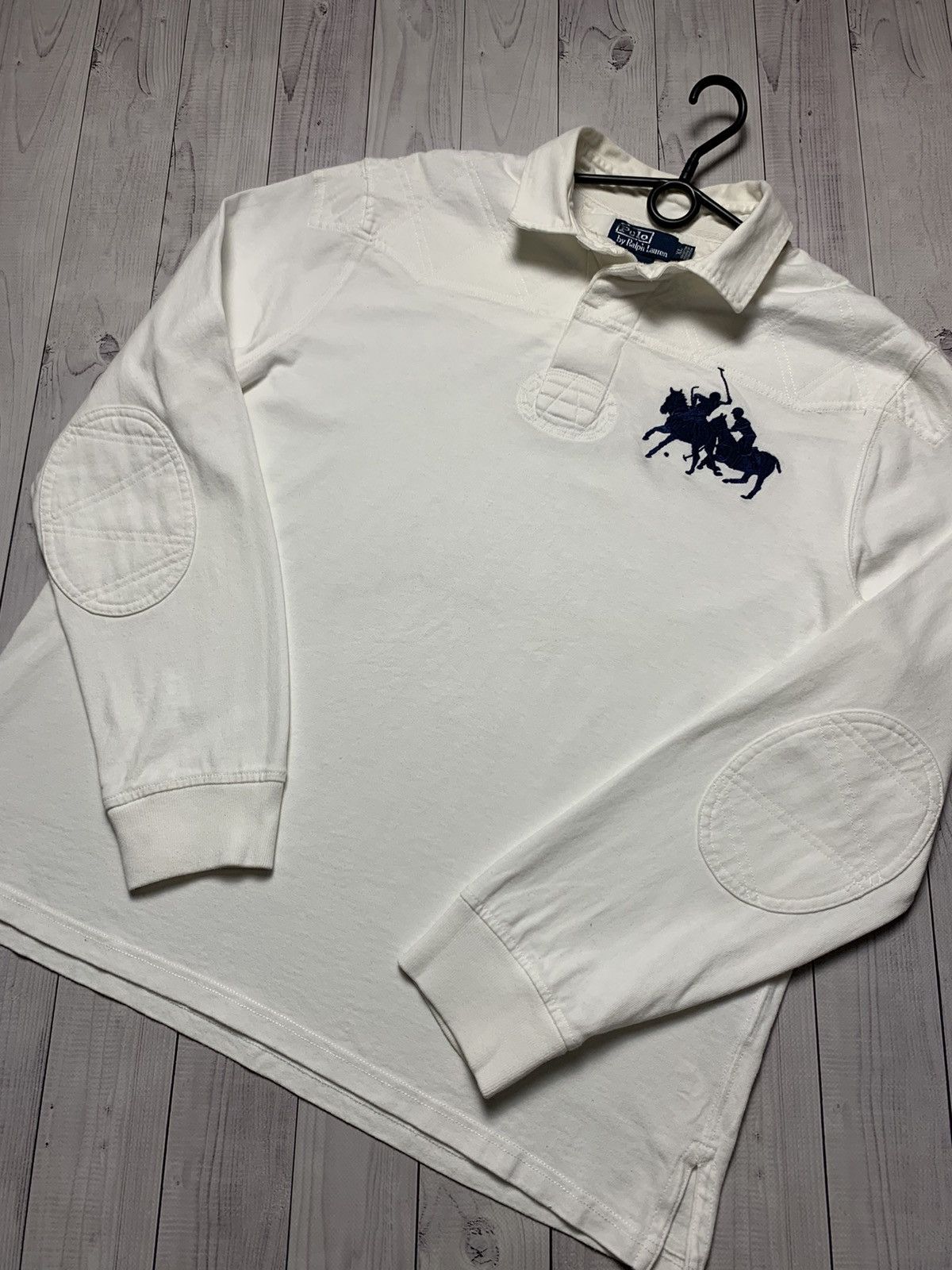 Polo Ralph Lauren × Ralph Lauren × Vintage Vintage Rugby Polo Ralph Lauren logo jersey size XL big logo Size US XL / EU 56 / 4 - 4 Thumbnail