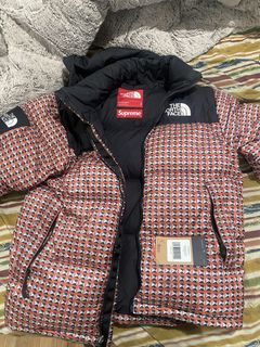 Supreme x The North Face Studded Nuptse Jacket Red Size Small