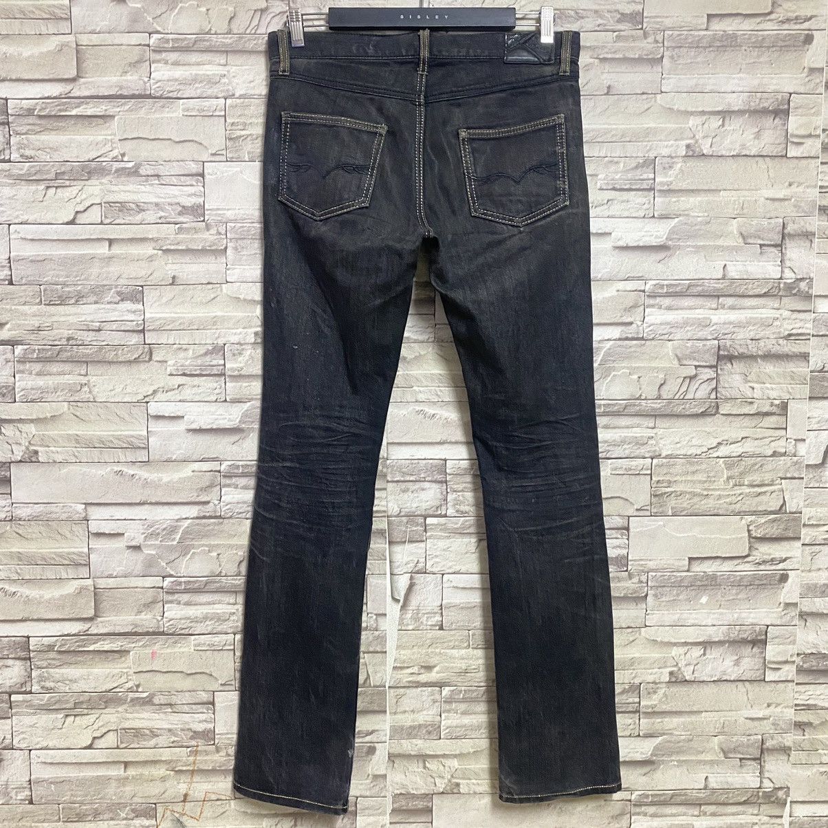 GOSTAR DE FUGA FUGA JAPAN Denim Wax Painter Jeans Slim-Fit Size US 32 / EU 48 - 9 Thumbnail