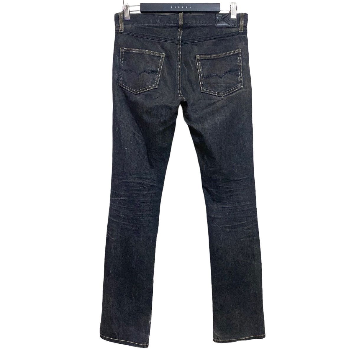 GOSTAR DE FUGA FUGA JAPAN Denim Wax Painter Jeans Slim-Fit Size US 32 / EU 48 - 2 Thumbnail