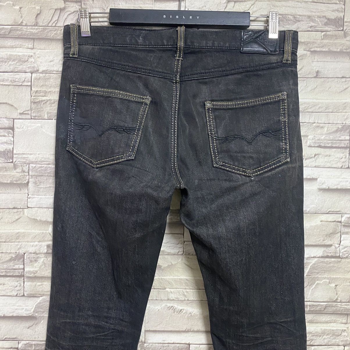 GOSTAR DE FUGA FUGA JAPAN Denim Wax Painter Jeans Slim-Fit Size US 32 / EU 48 - 10 Thumbnail