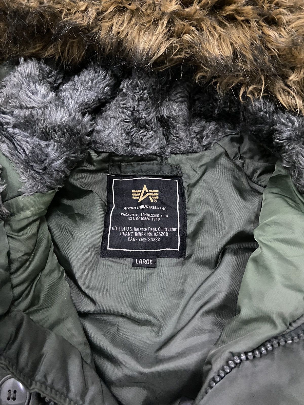 Alpha Industries Alpha Industries fur parka/jacket Size US L / EU 52-54 / 3 - 5 Thumbnail
