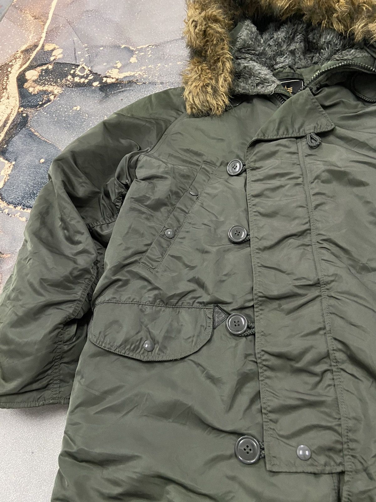 Alpha Industries Alpha Industries fur parka/jacket Size US L / EU 52-54 / 3 - 4 Thumbnail