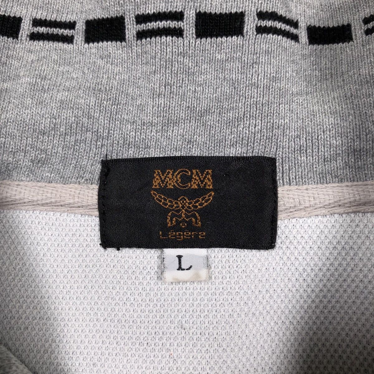 MCM × Vintage MCM Legere Emroidered Logo Halfzip Sweater Size US L / EU 52-54 / 3 - 14 Thumbnail