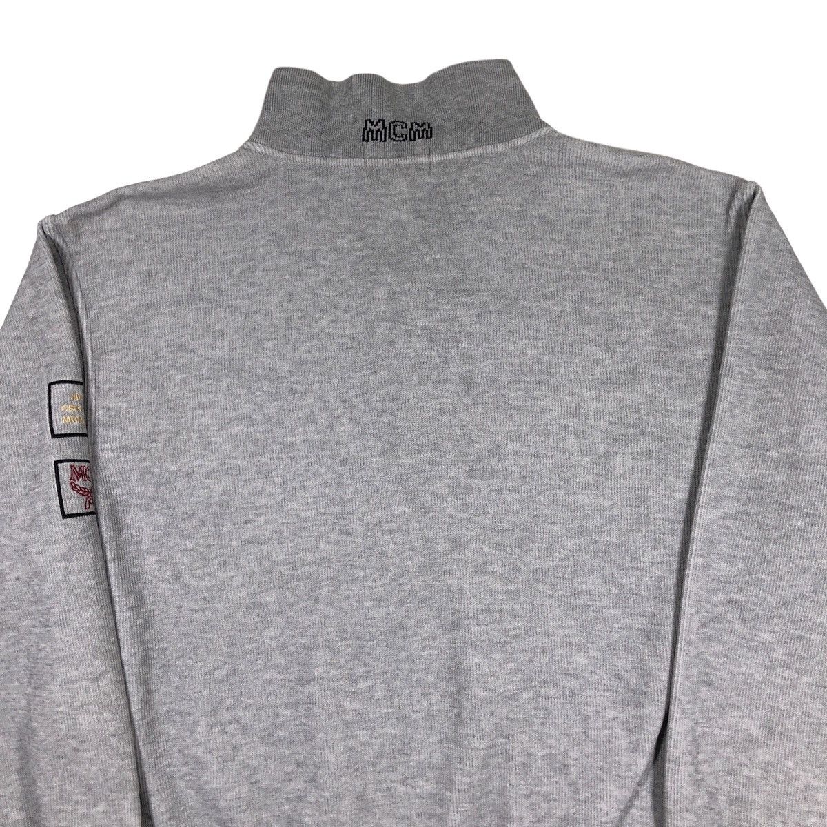 MCM × Vintage MCM Legere Emroidered Logo Halfzip Sweater Size US L / EU 52-54 / 3 - 11 Thumbnail