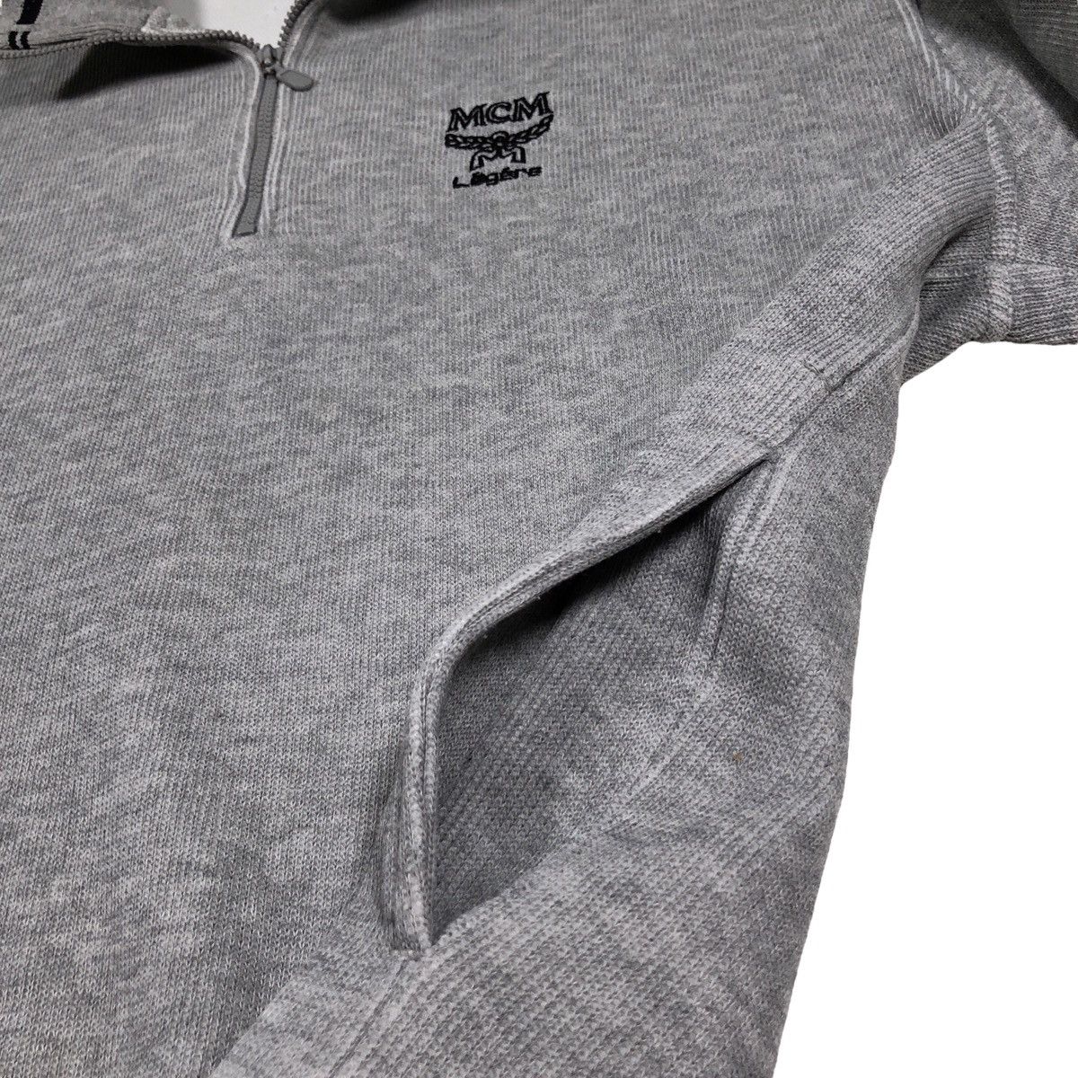 MCM × Vintage MCM Legere Emroidered Logo Halfzip Sweater Size US L / EU 52-54 / 3 - 8 Thumbnail