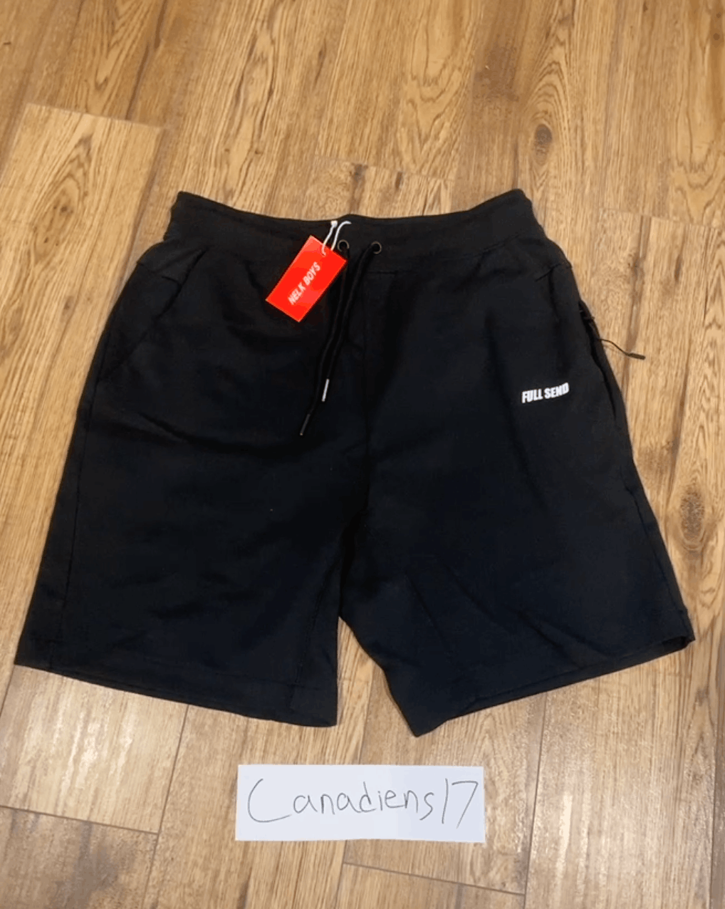 Full Send Full Send Fitness Black Shorts *BRAND NEW* Size US 34 / EU 50 - 1 Thumbnail