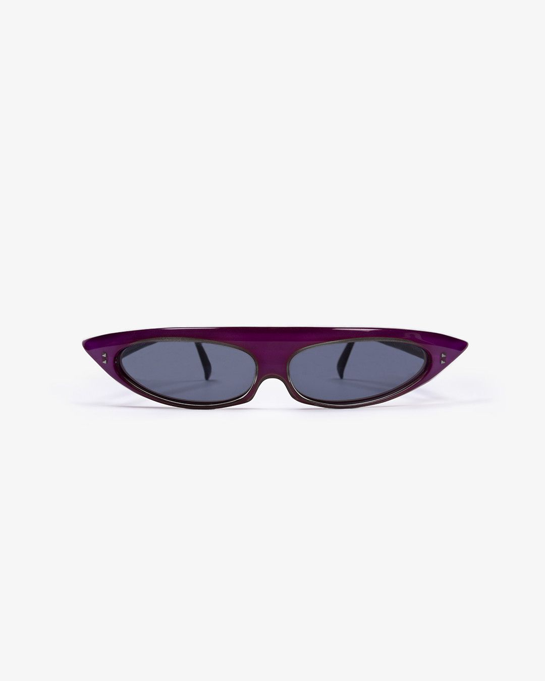 Alain Mikli ALAIN MIKLI VINTAGE GRACE JONES POINTED PURPLE SUNGLASSES Size ONE SIZE - 1 Thumbnail