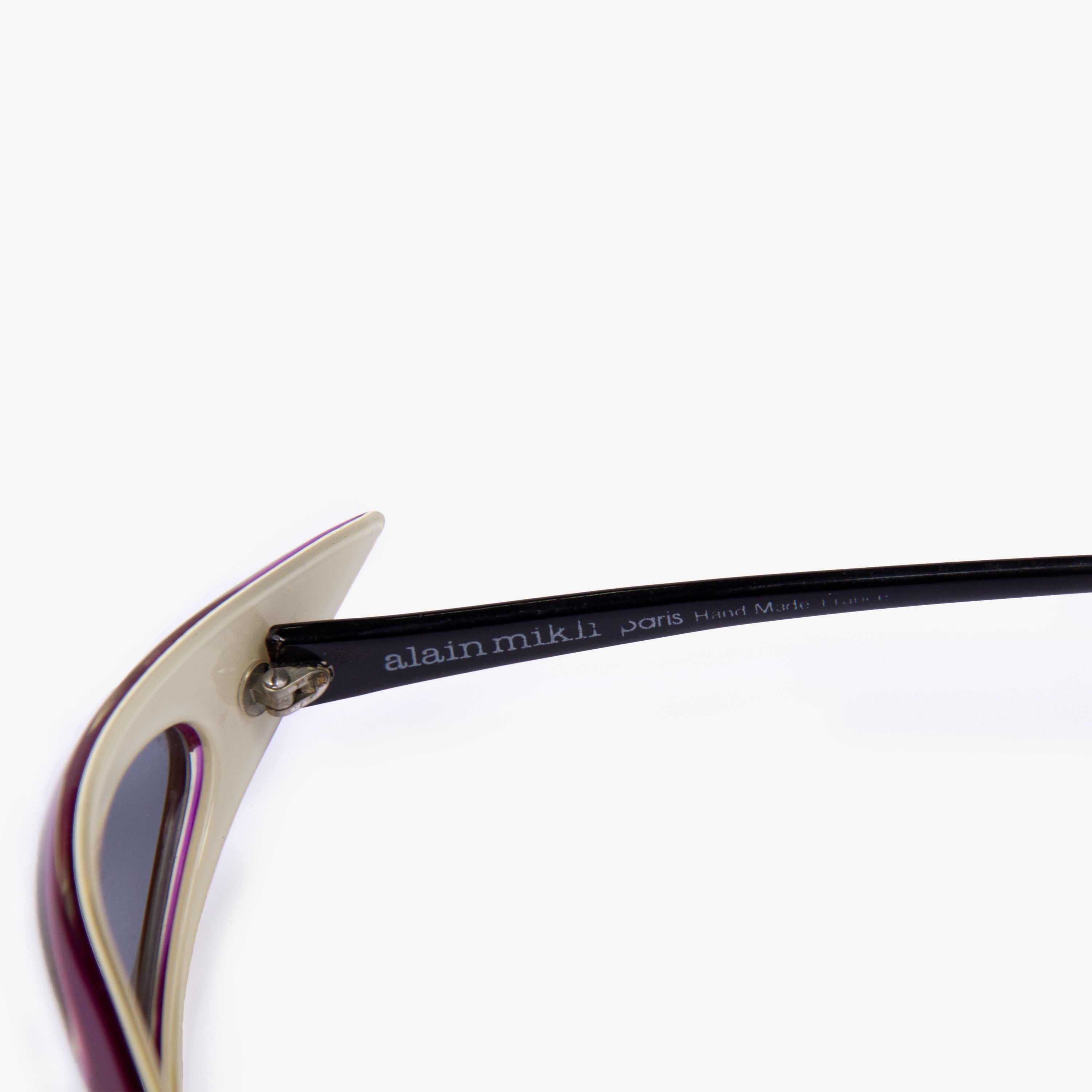 Alain Mikli ALAIN MIKLI VINTAGE GRACE JONES POINTED PURPLE SUNGLASSES Size ONE SIZE - 5 Thumbnail
