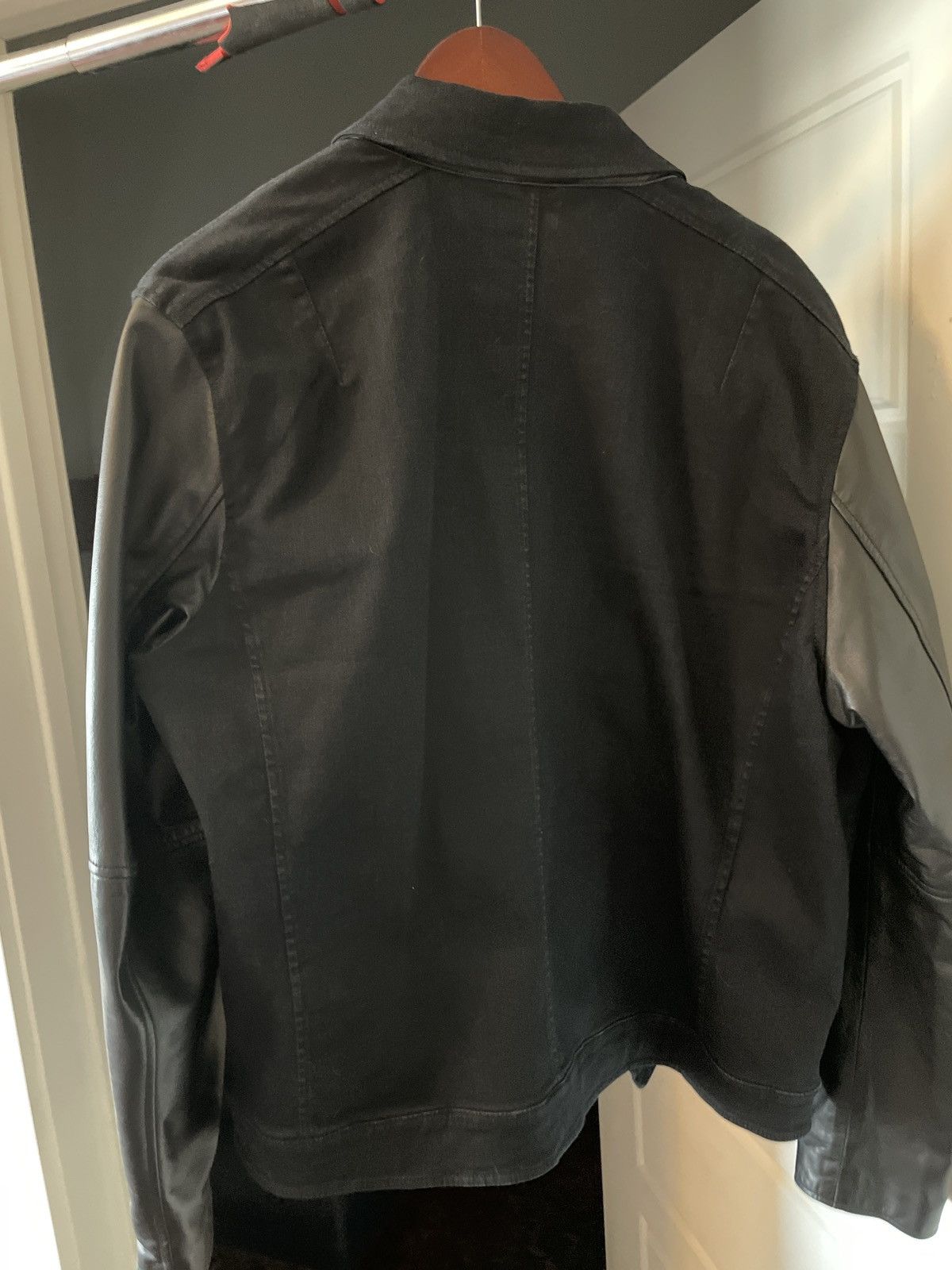 John Varvatos trucker jacket.
