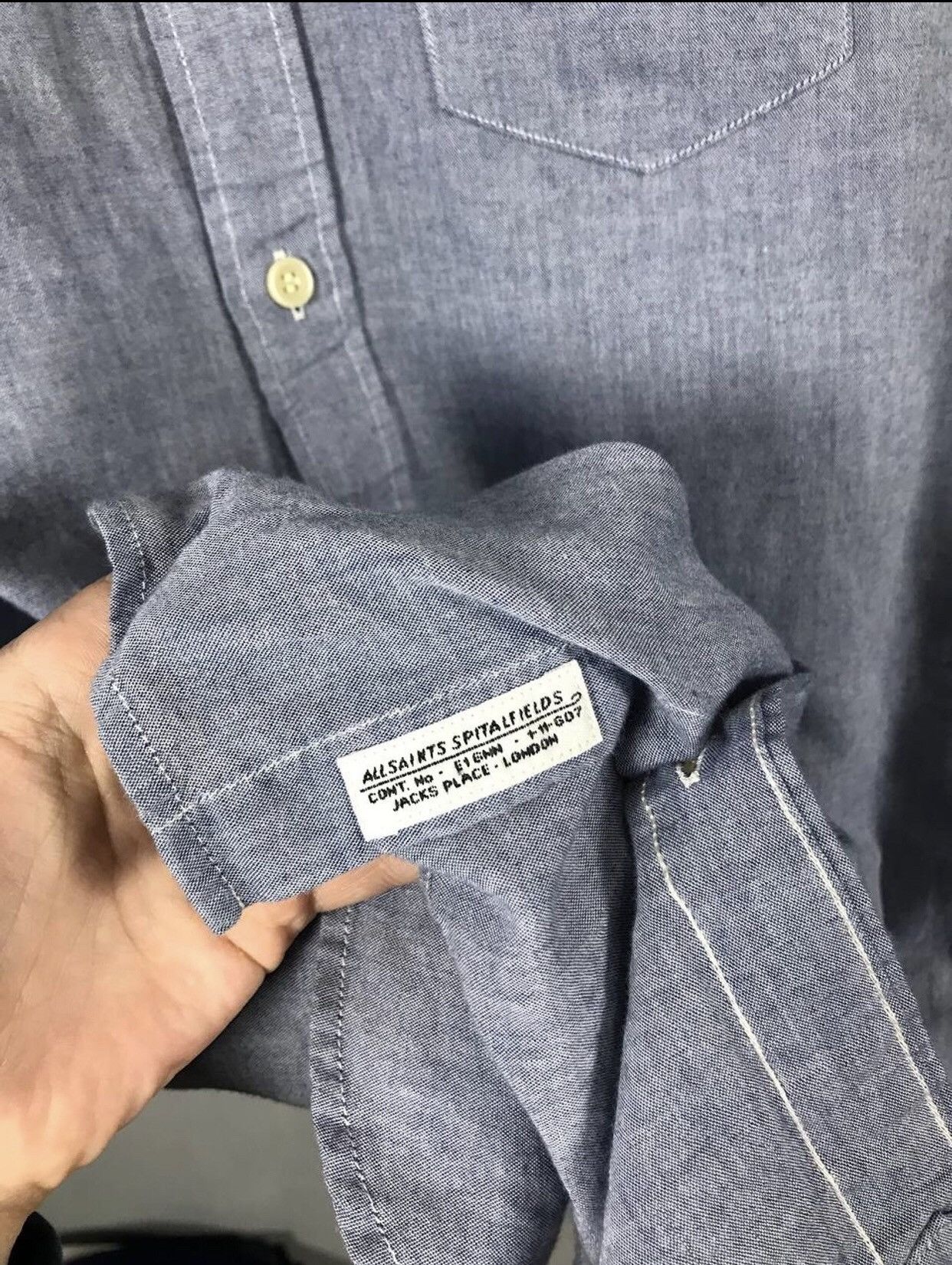 Allsaints Allsaints luxury streetwear multicolor shirt Size US S / EU 44-46 / 1 - 5 Thumbnail