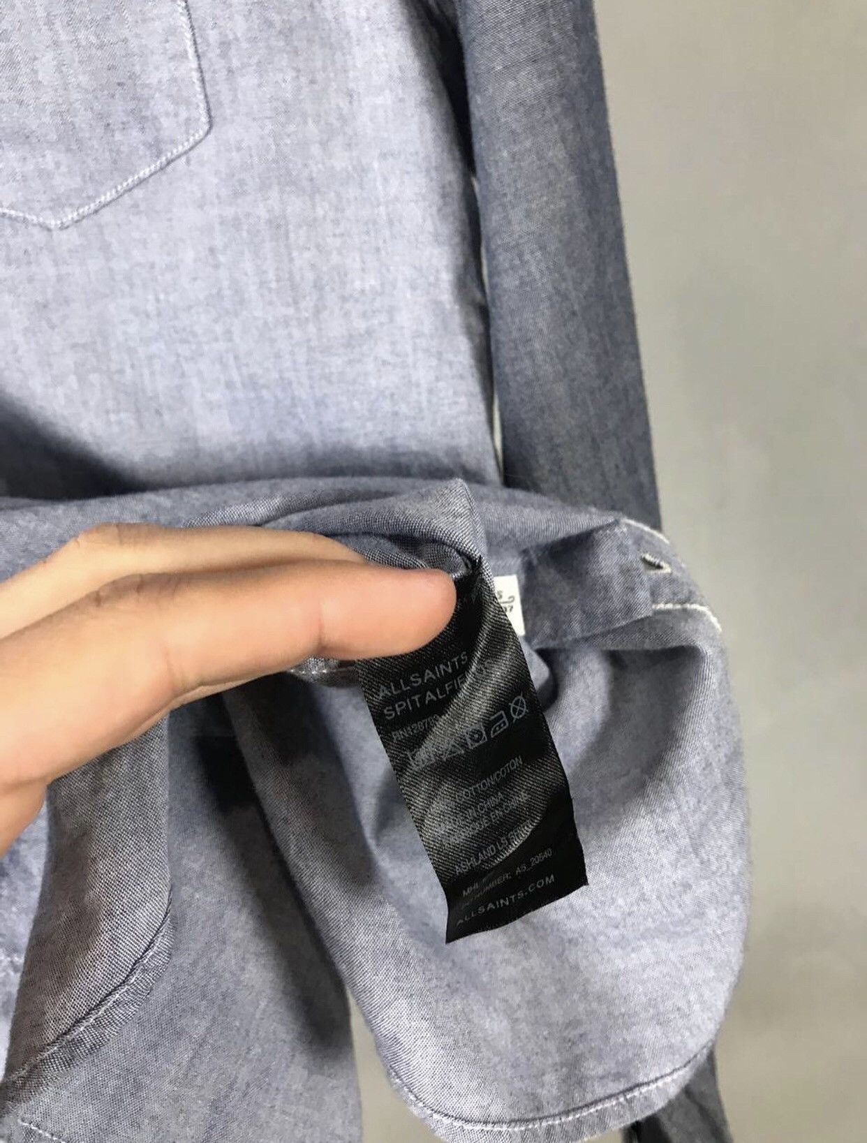 Allsaints Allsaints luxury streetwear multicolor shirt Size US S / EU 44-46 / 1 - 6 Thumbnail