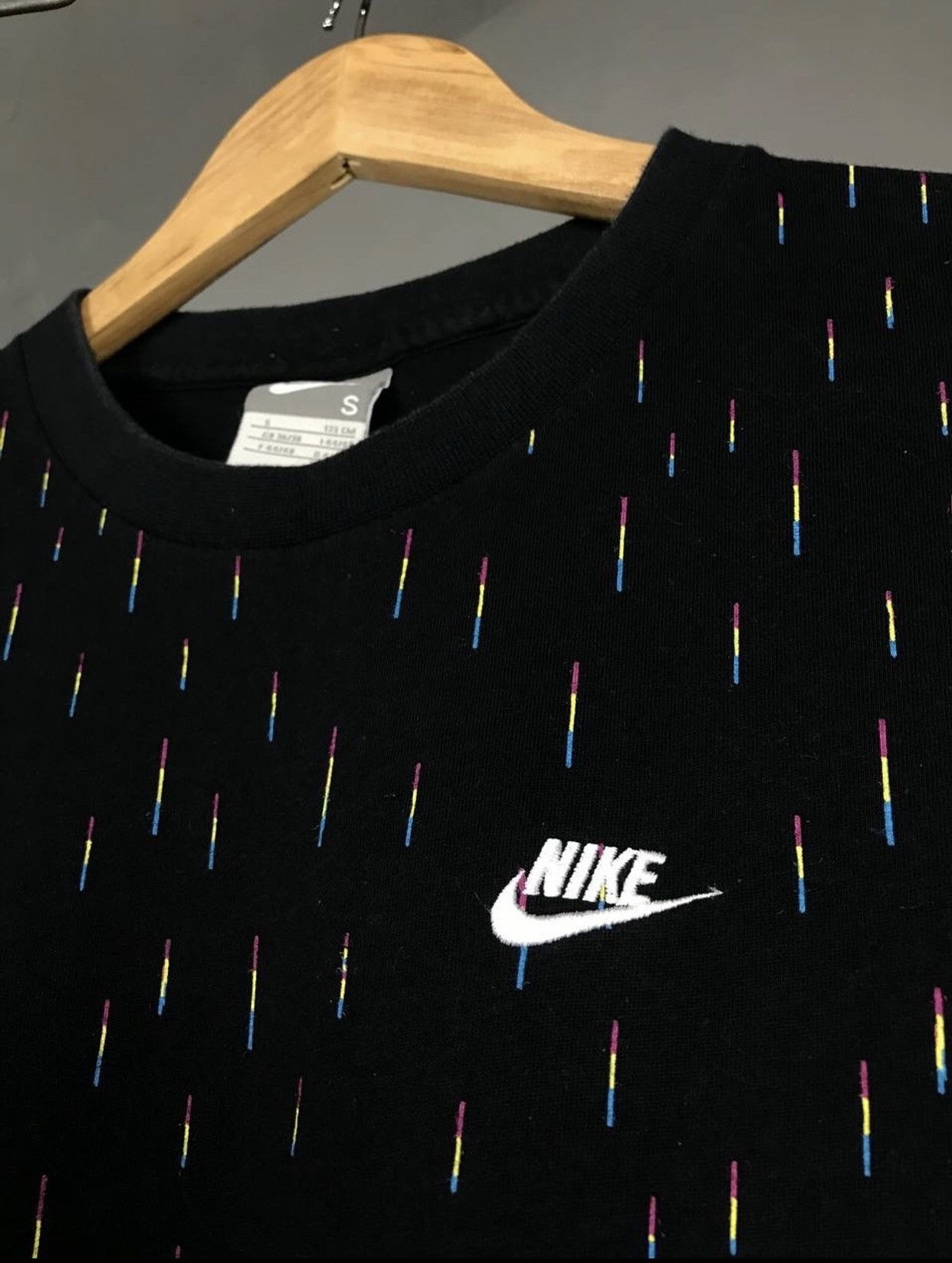 Nike × Vintage Nike swoosh streetwear vintage tee Size US S / EU 44-46 / 1 - 3 Thumbnail