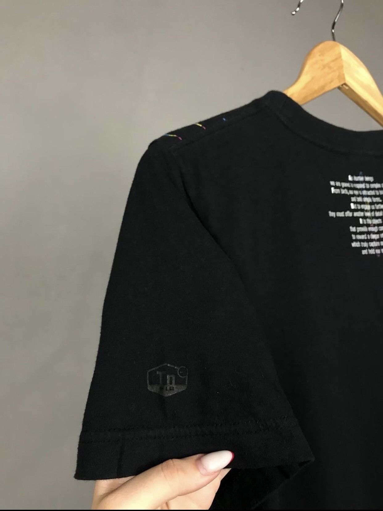 Nike × Vintage Nike swoosh streetwear vintage tee Size US S / EU 44-46 / 1 - 10 Thumbnail
